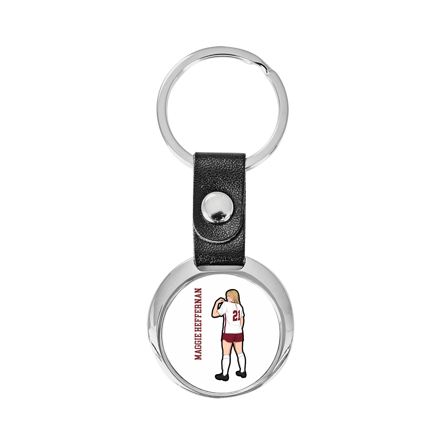 Key Chain — Name Vertical in Classic