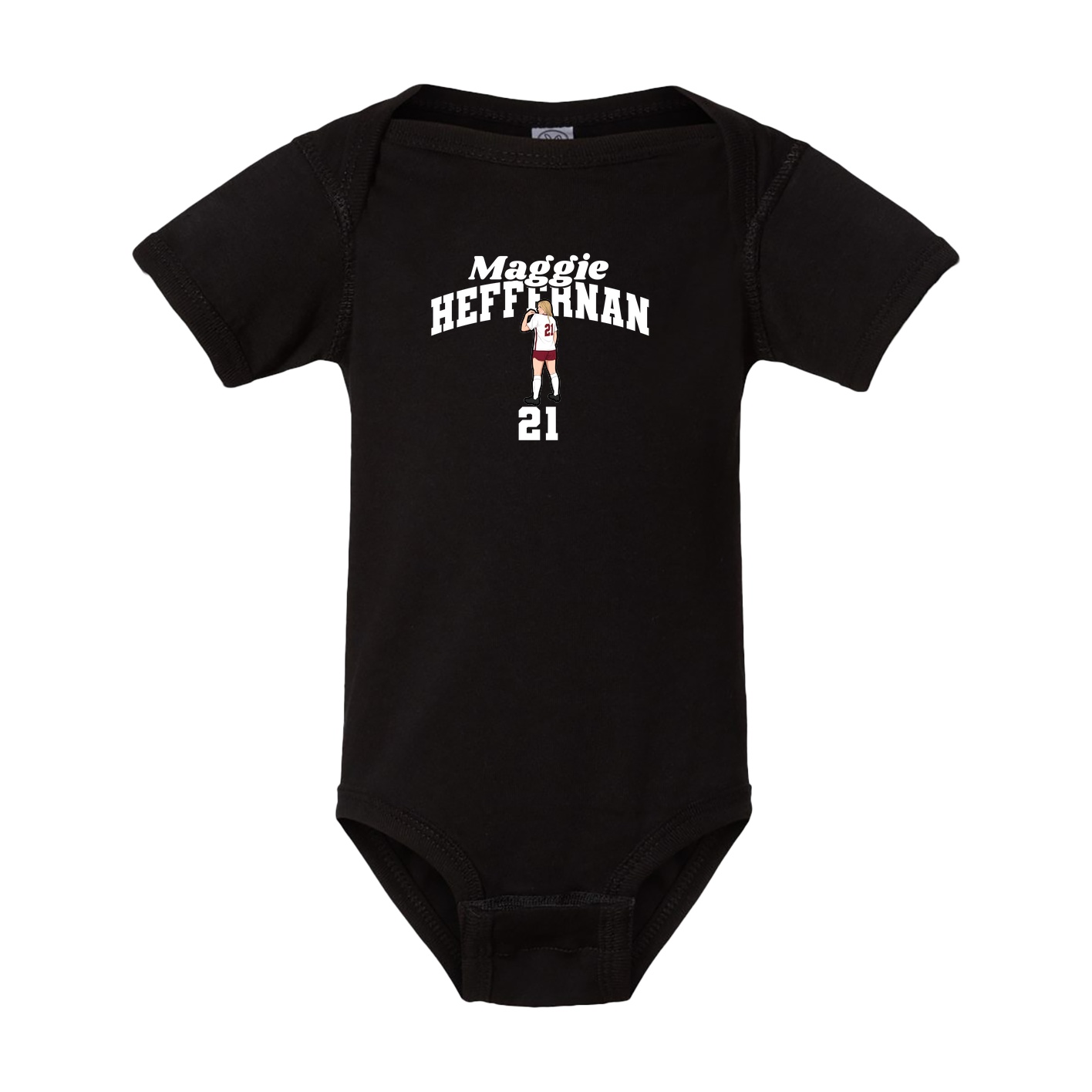 Baby Onesie — Signature Arch in Black