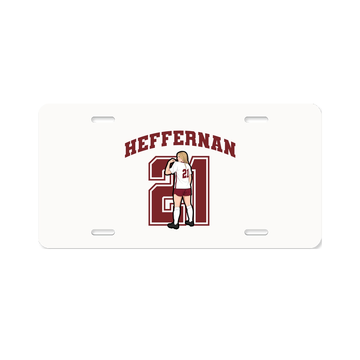 License Plate — Number in Classic