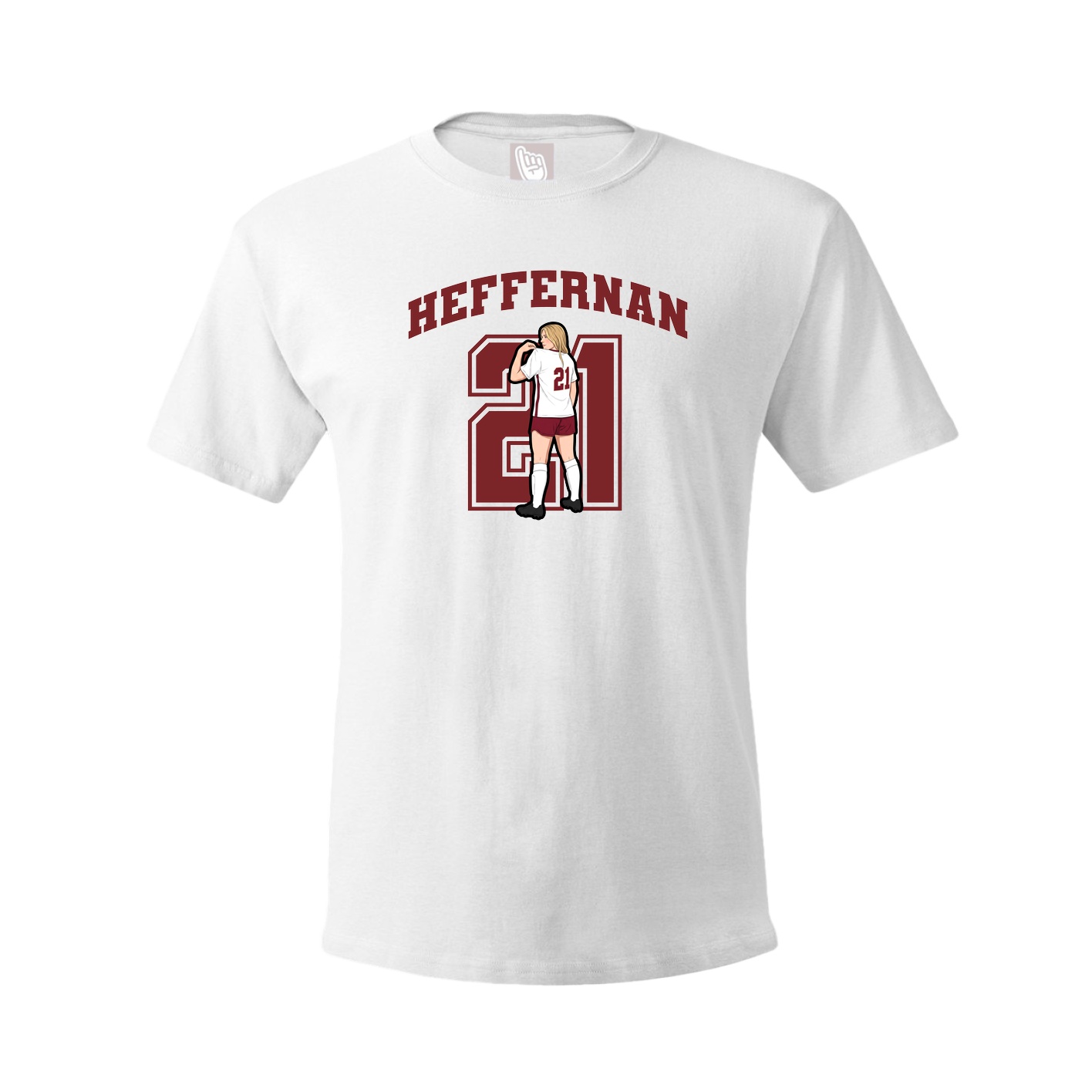 Tee — Number in White