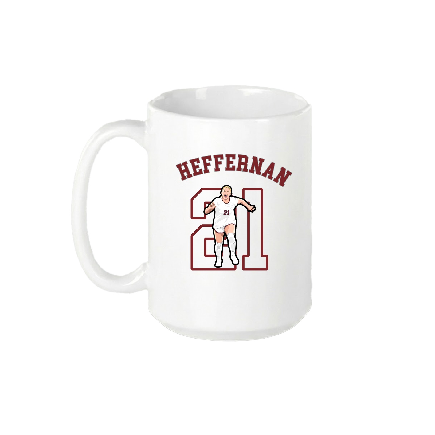 15oz Coffee Mug — Shirsey Arch in White