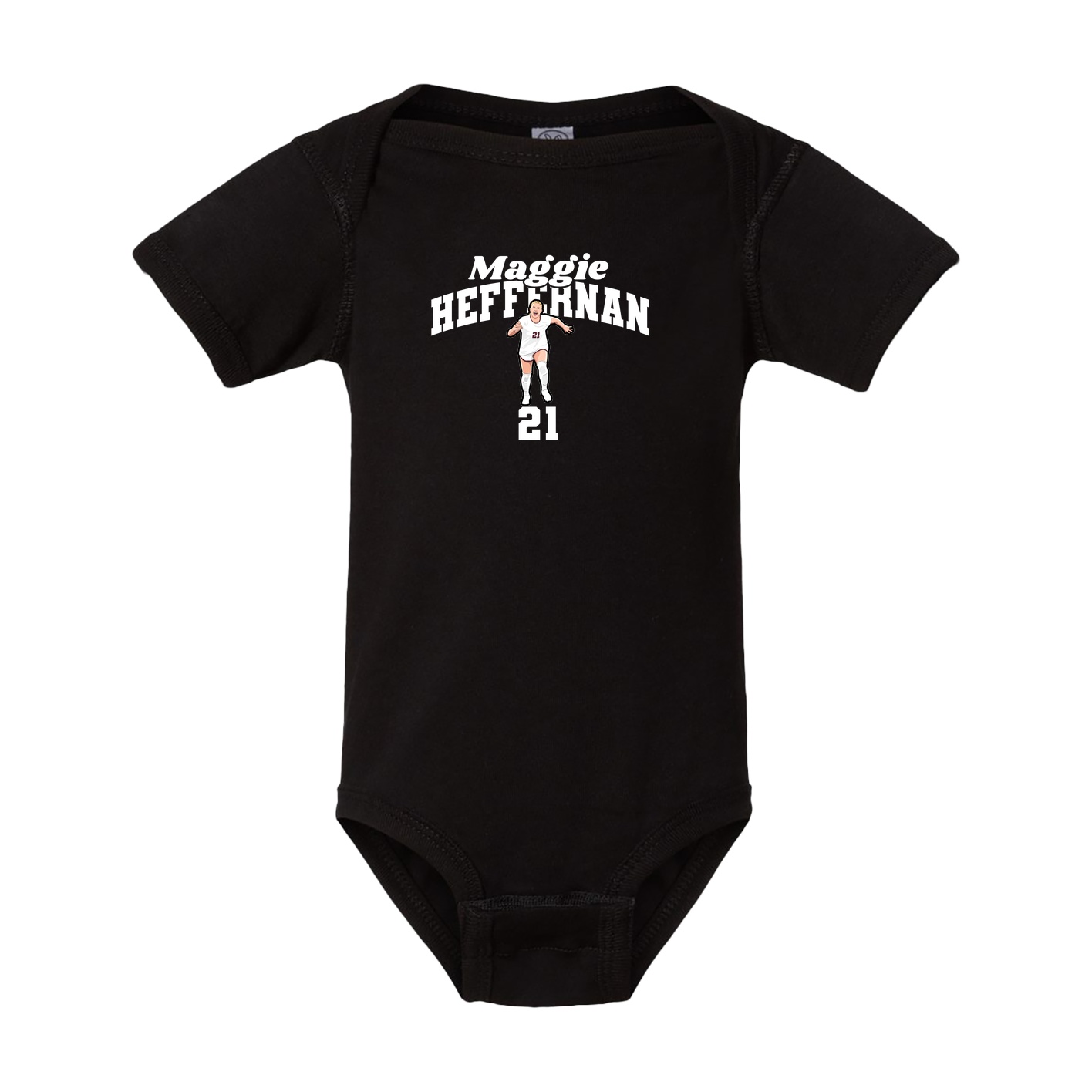 Baby Onesie — Signature Arch in Black