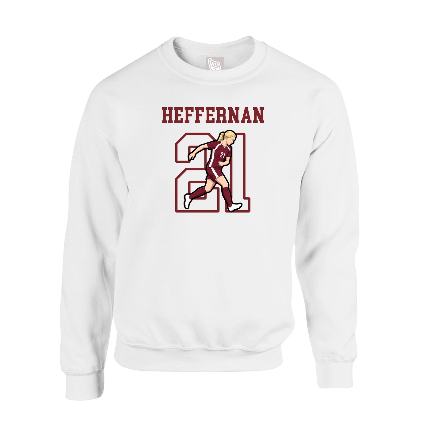 Fleece Crew — Shirsey in White