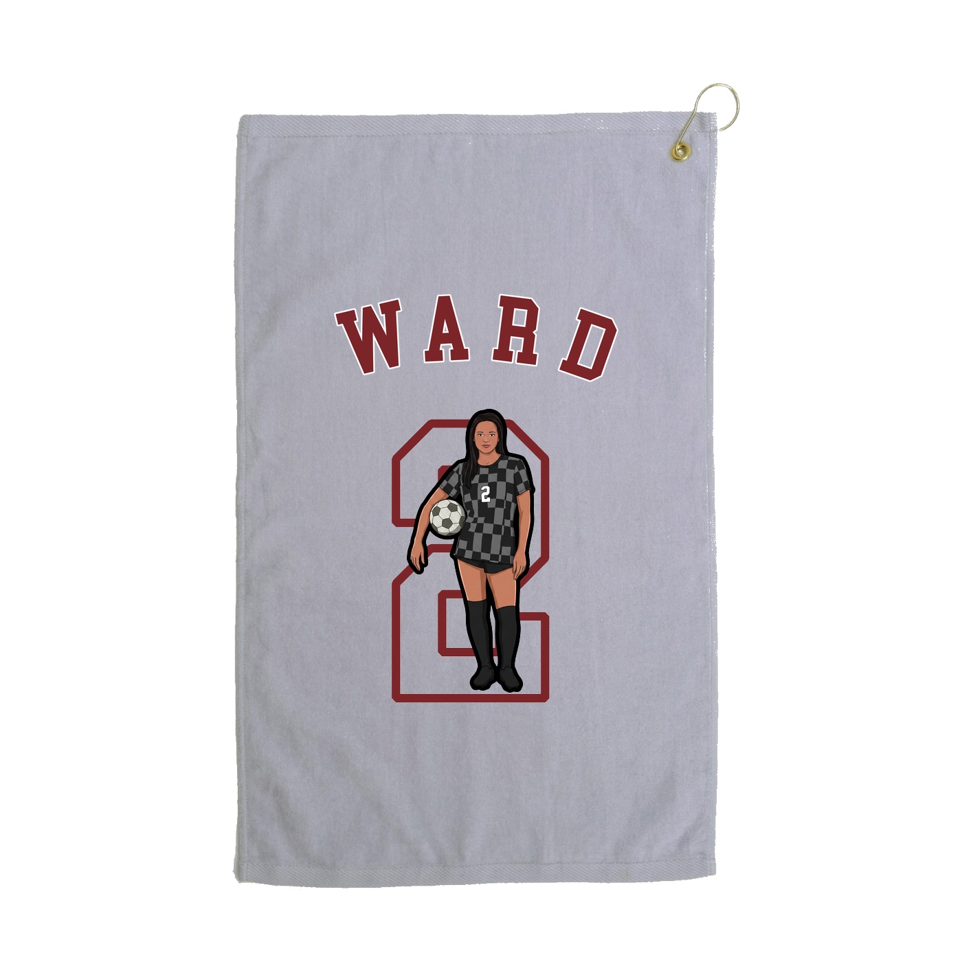 Golf Towel — Shirsey Arch in Grey