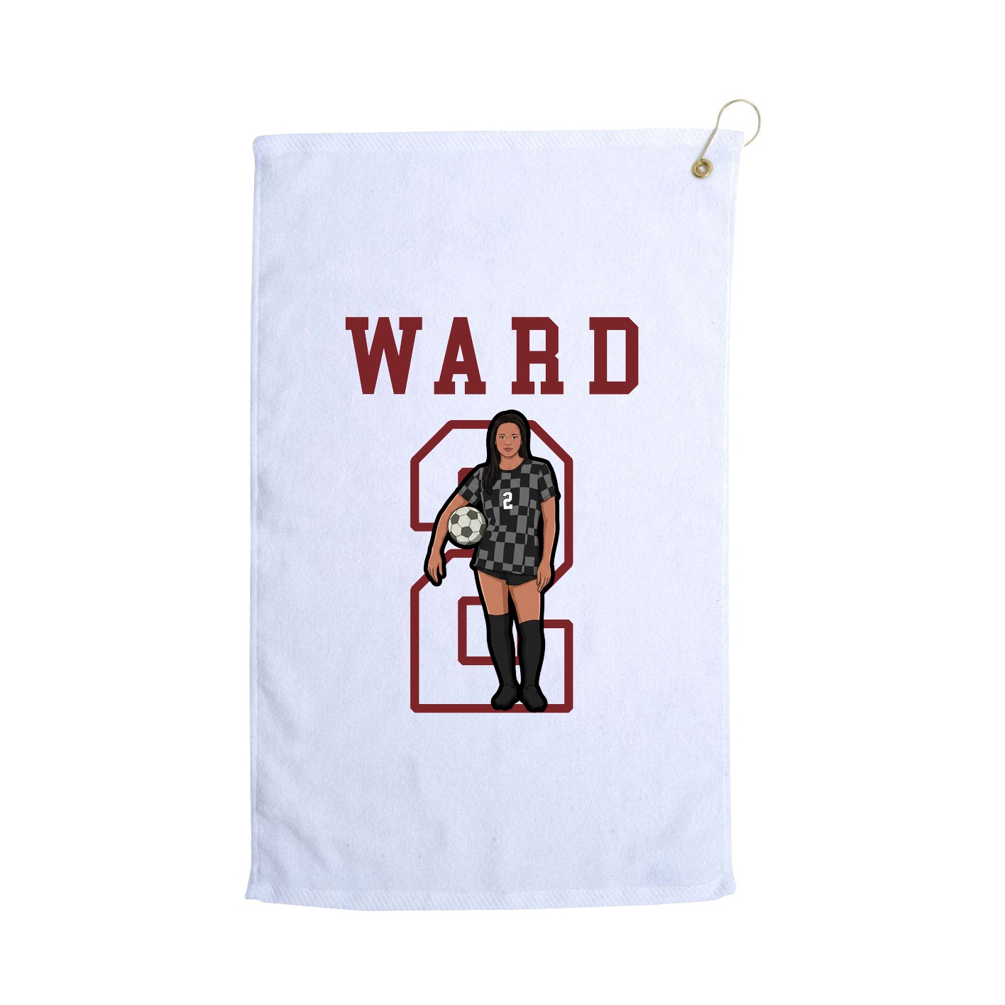 Golf Towel — Shirsey in White