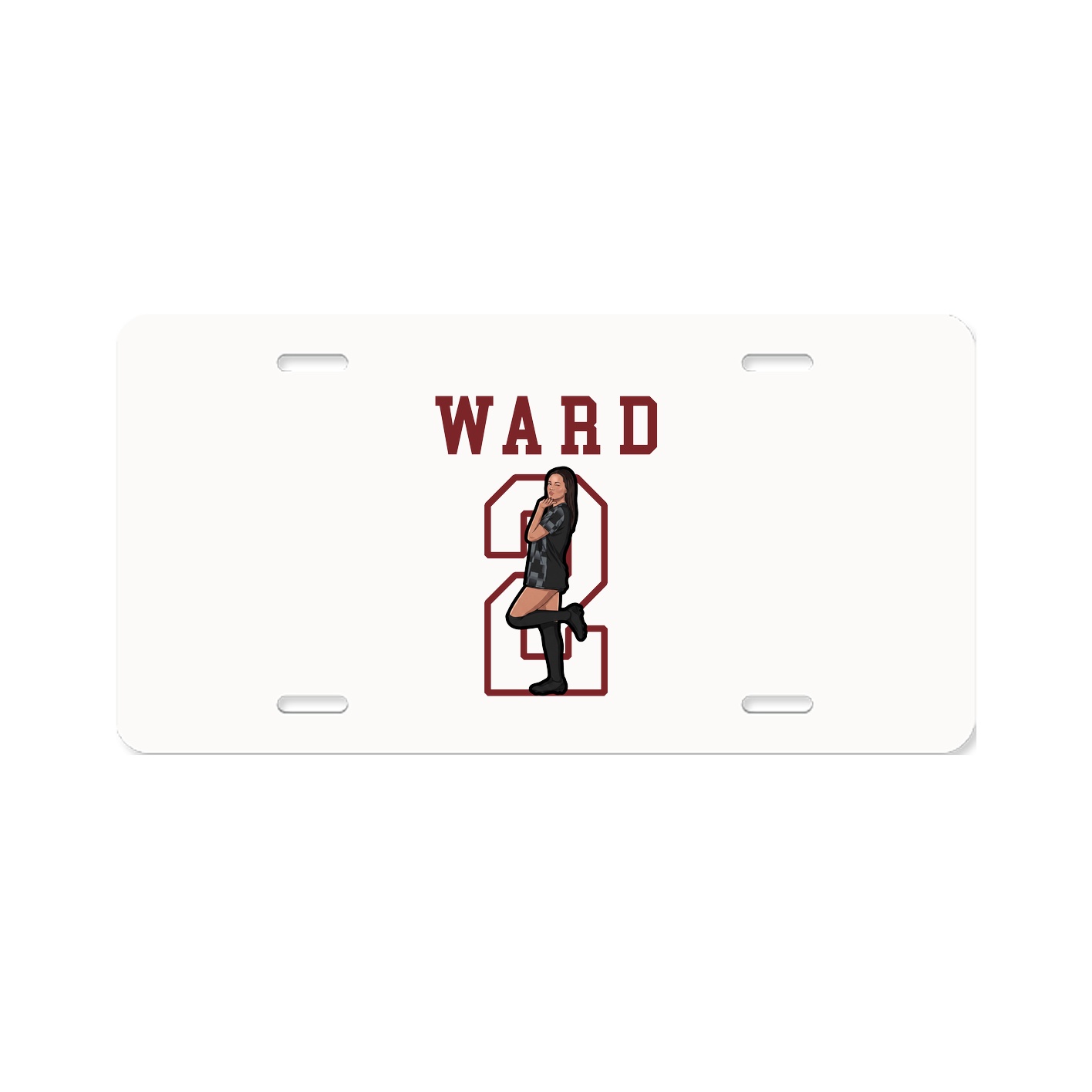 License Plate — Shirsey in Classic