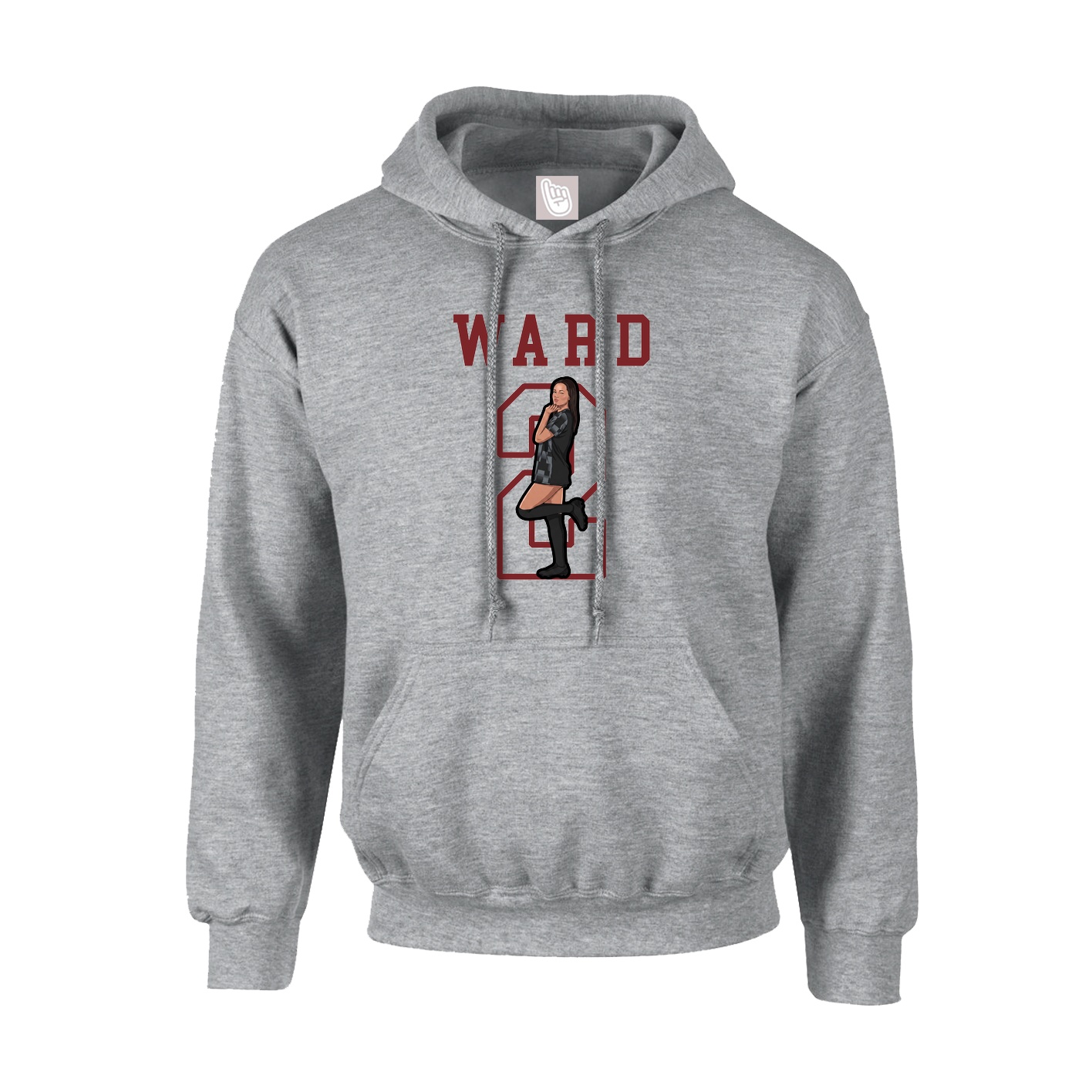 Youth Hoodie — Shirsey in Grey