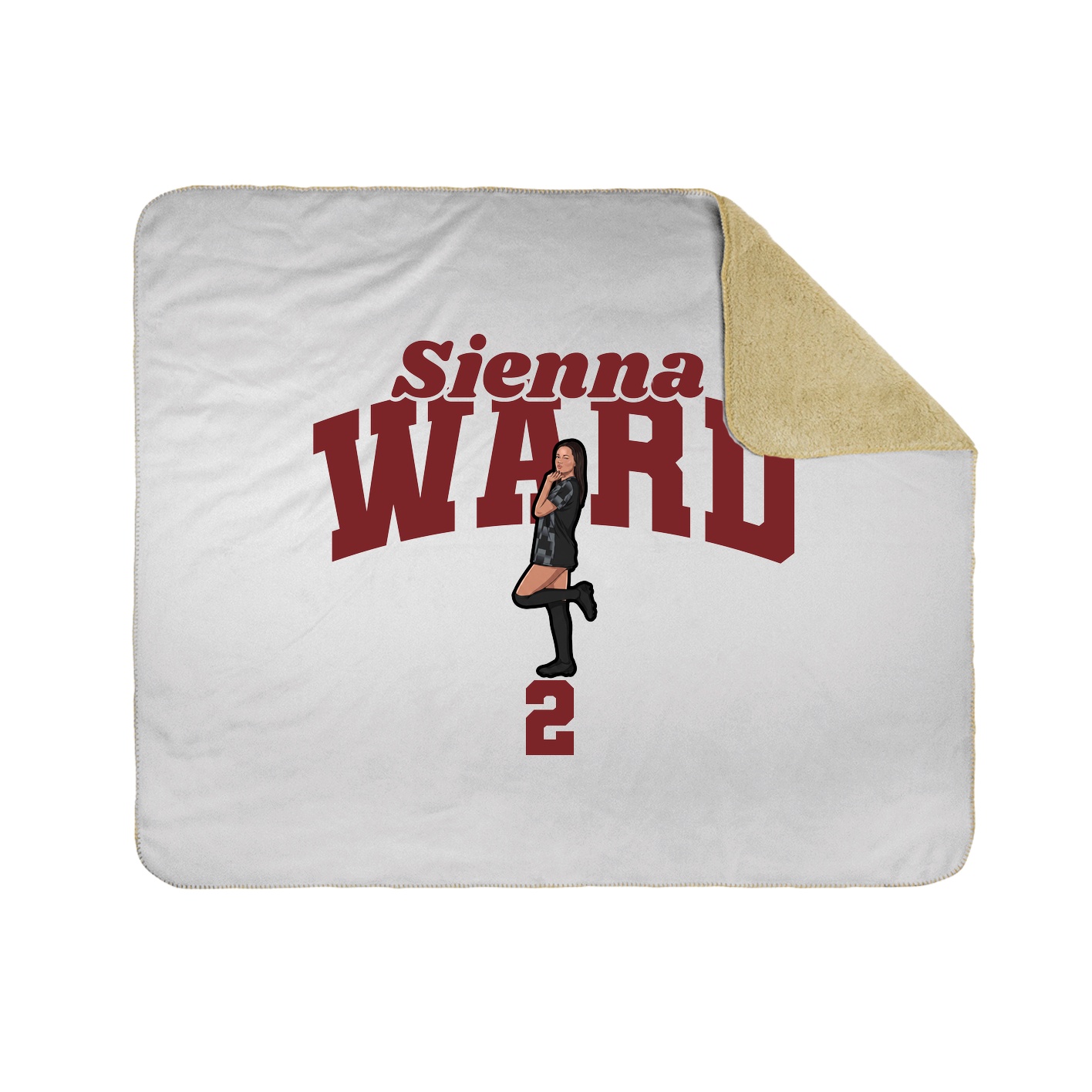 Throw Blanket — Signature Arch in White