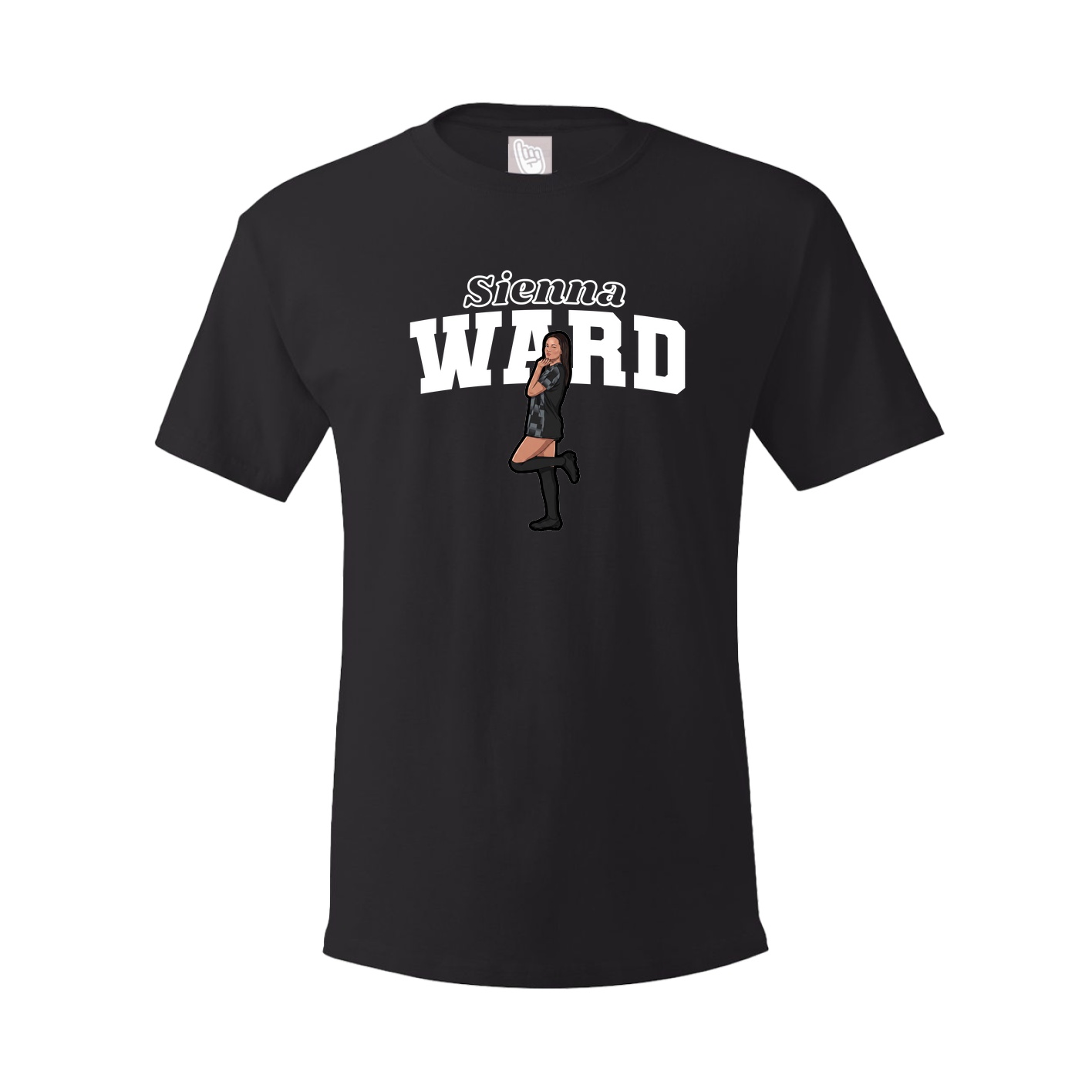 Youth Tee — Name Arch in Black
