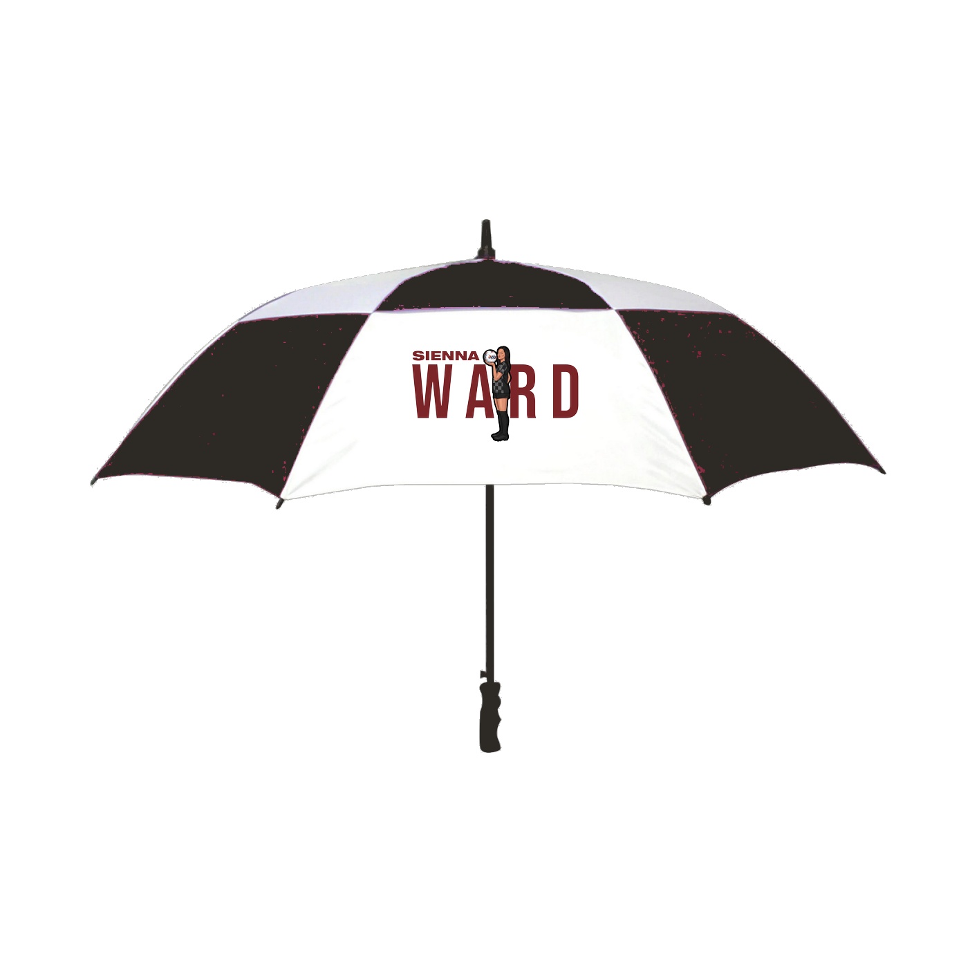 Golf Umbrella — Player Name in Black