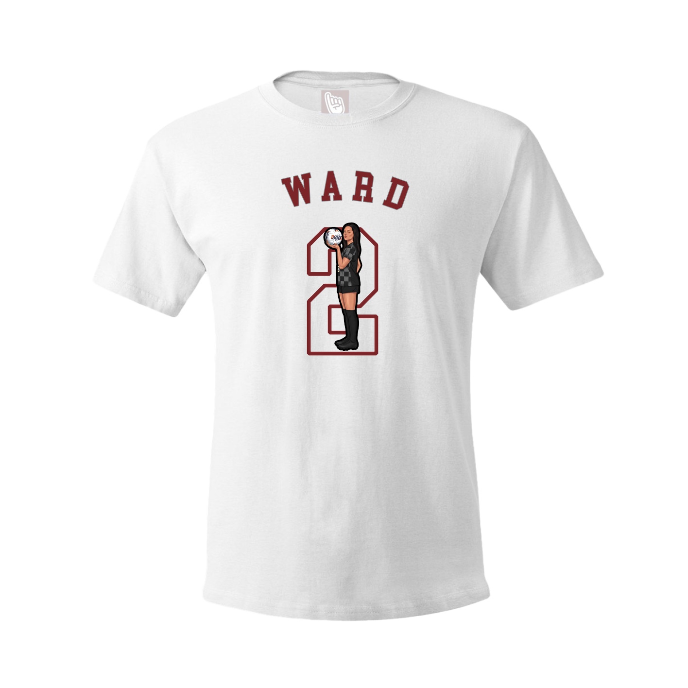 Youth Tee — Shirsey Arch in White