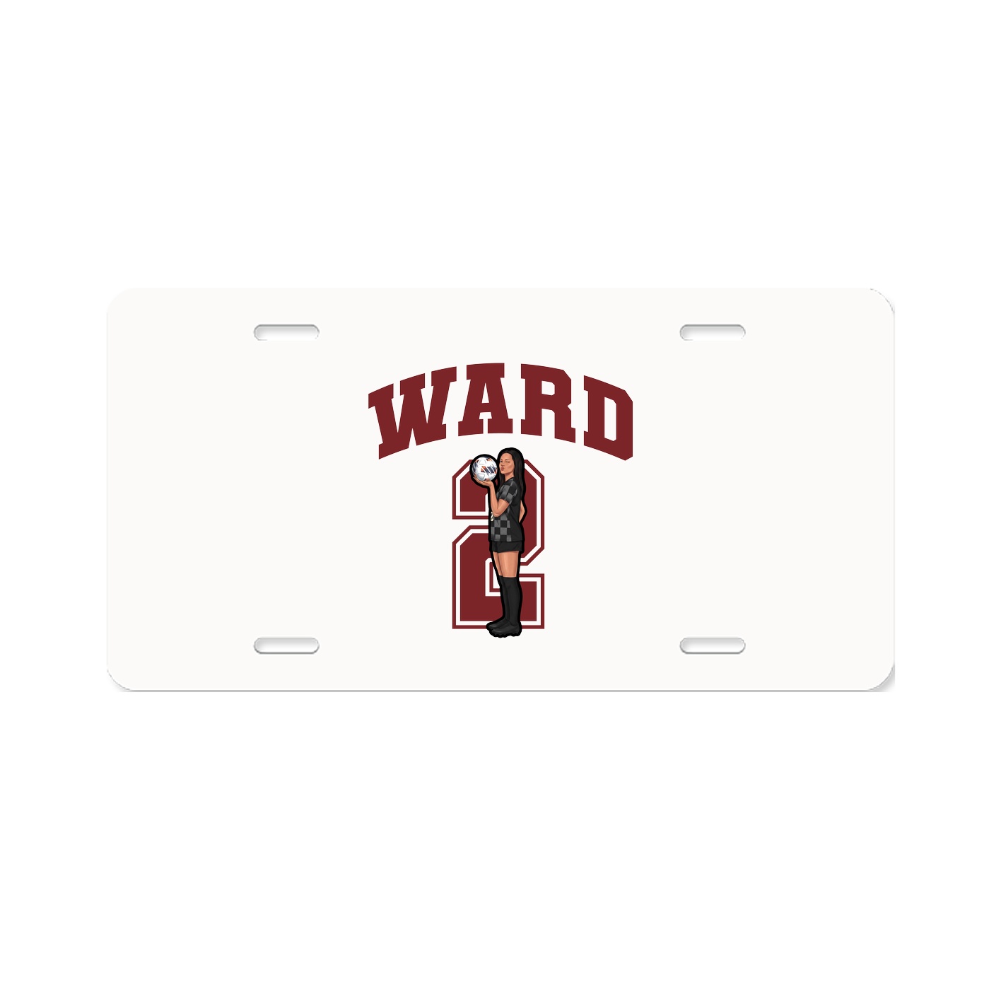 License Plate — Number in Classic