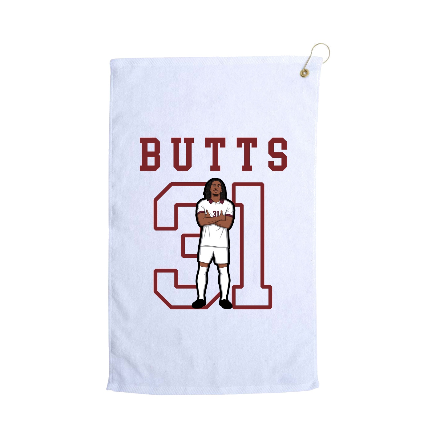 Golf Towel — Shirsey in White