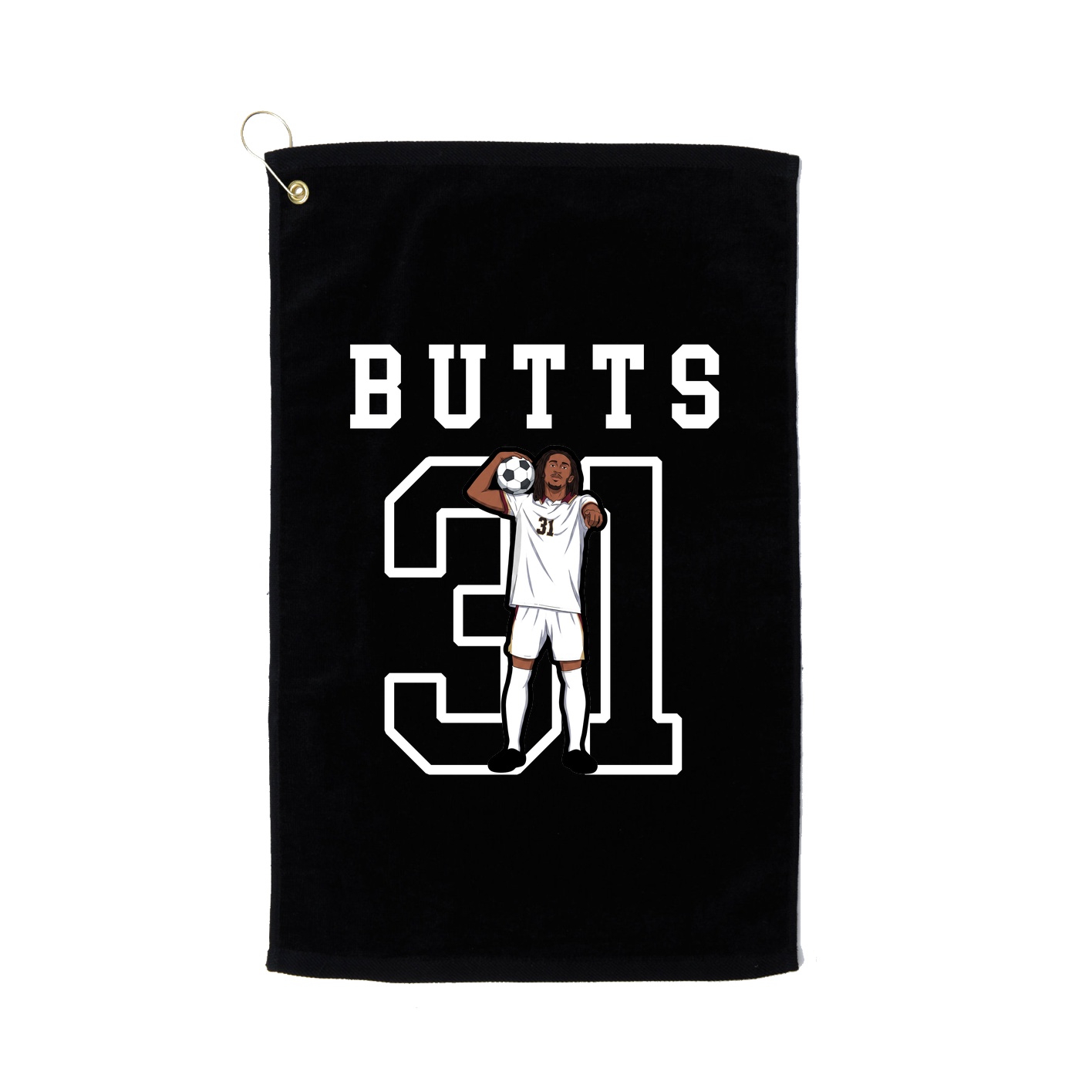 Golf Towel — Shirsey in Black