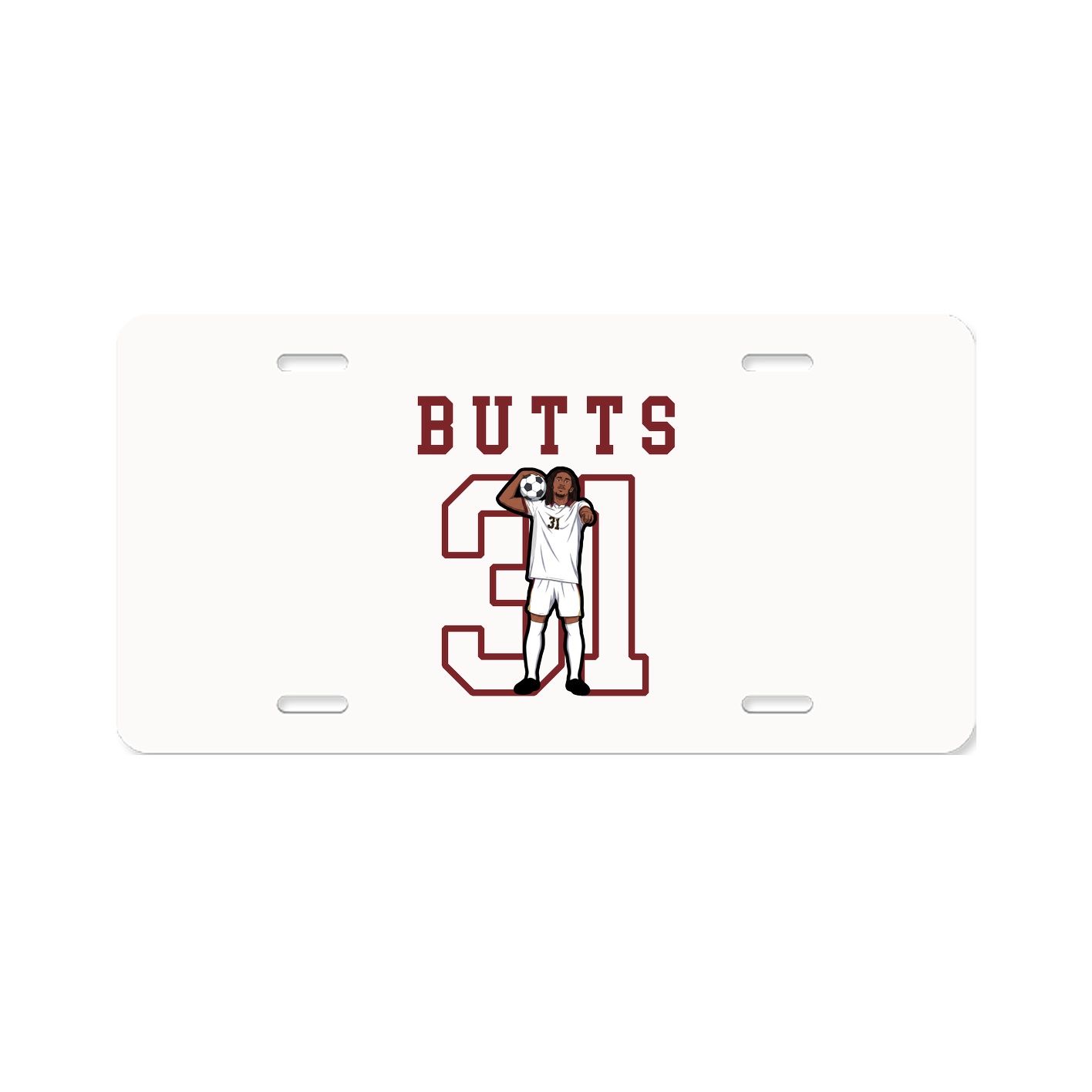 License Plate — Shirsey in Classic