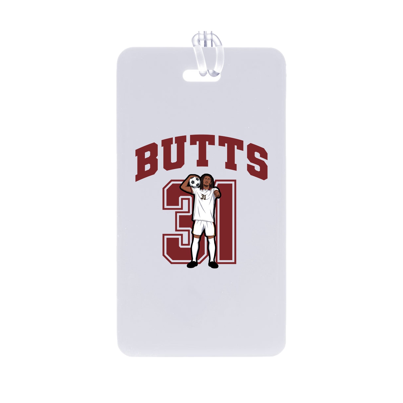 Bag Tag — Number in Classic