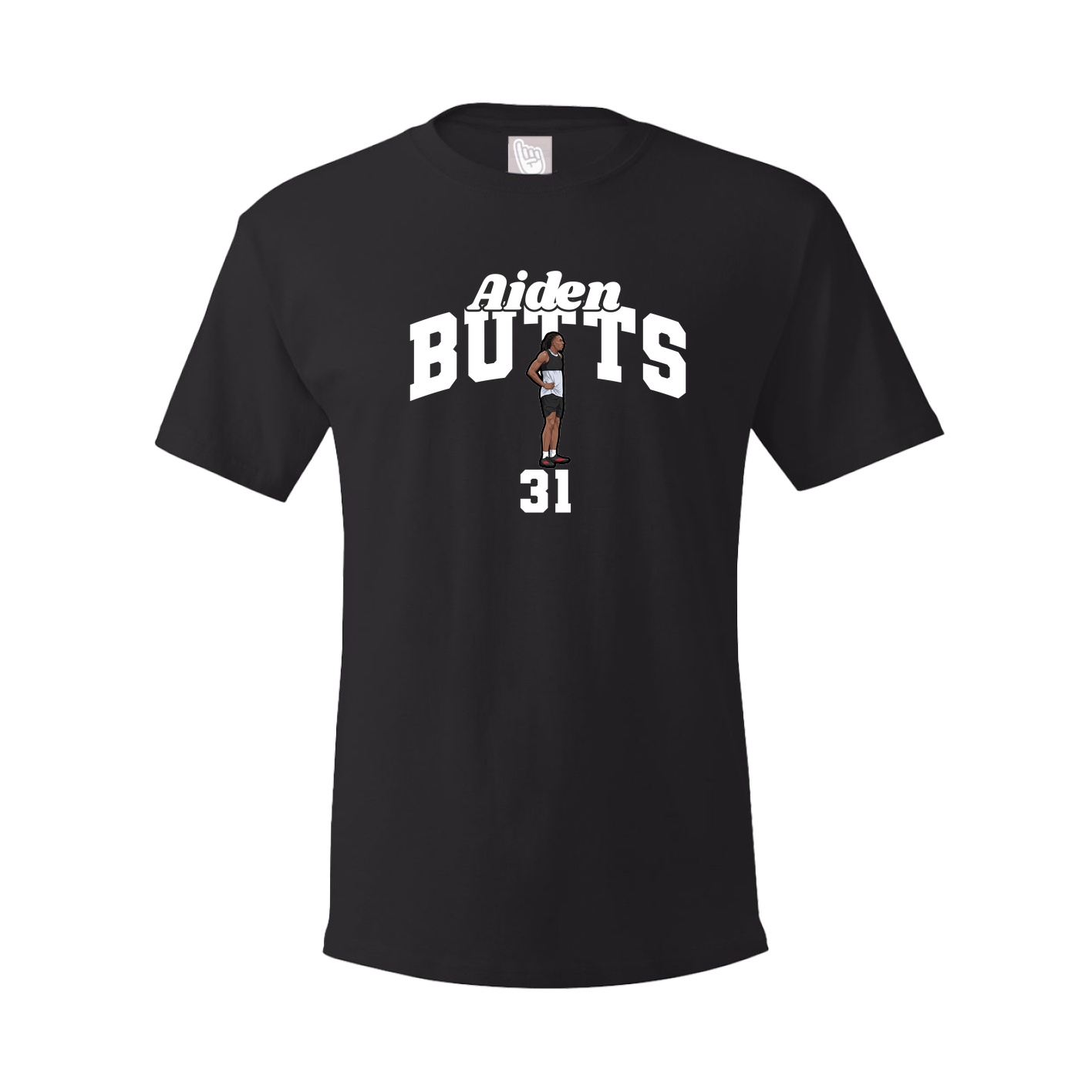 Youth Tee — Signature Arch in Black