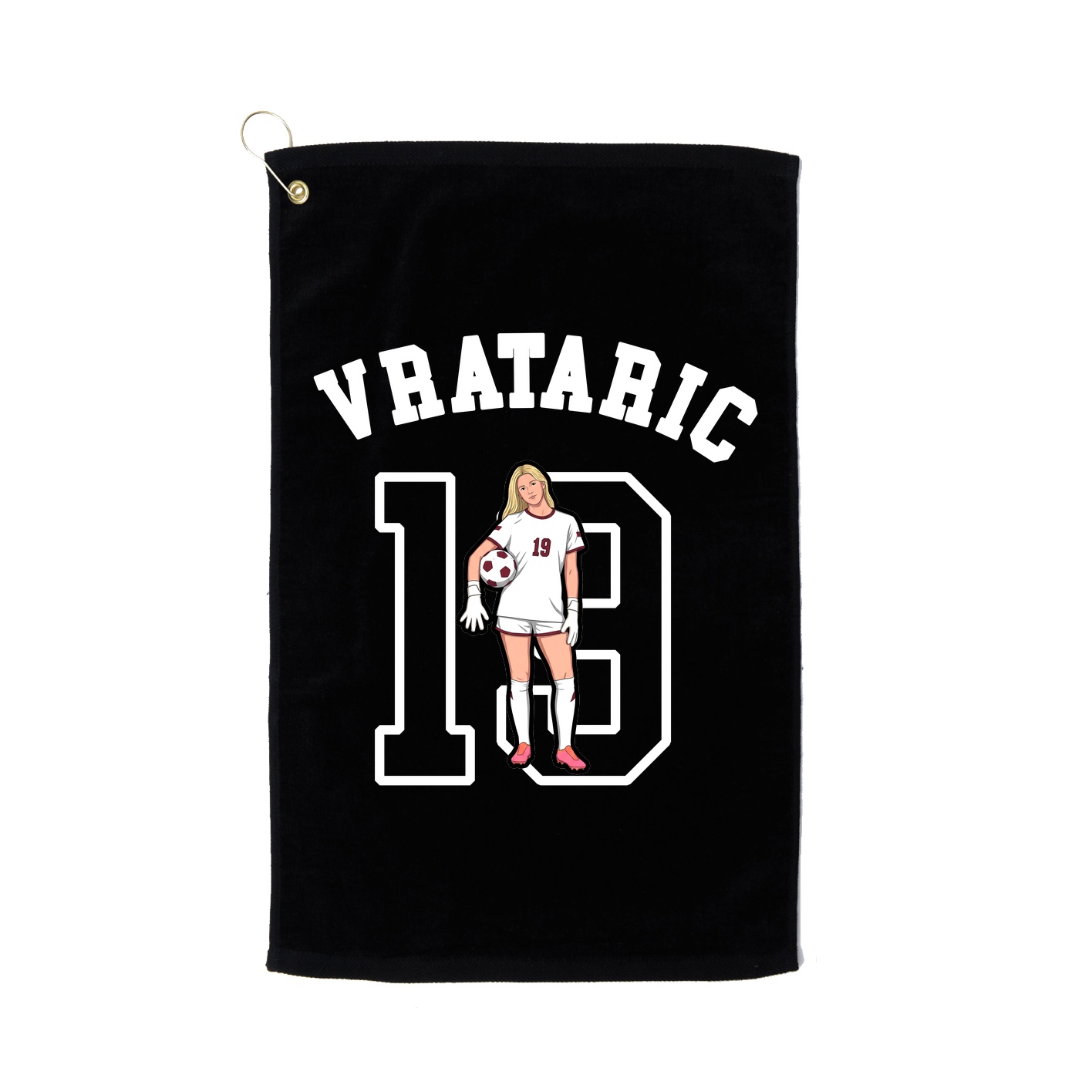 Golf Towel — Shirsey Arch in Black
