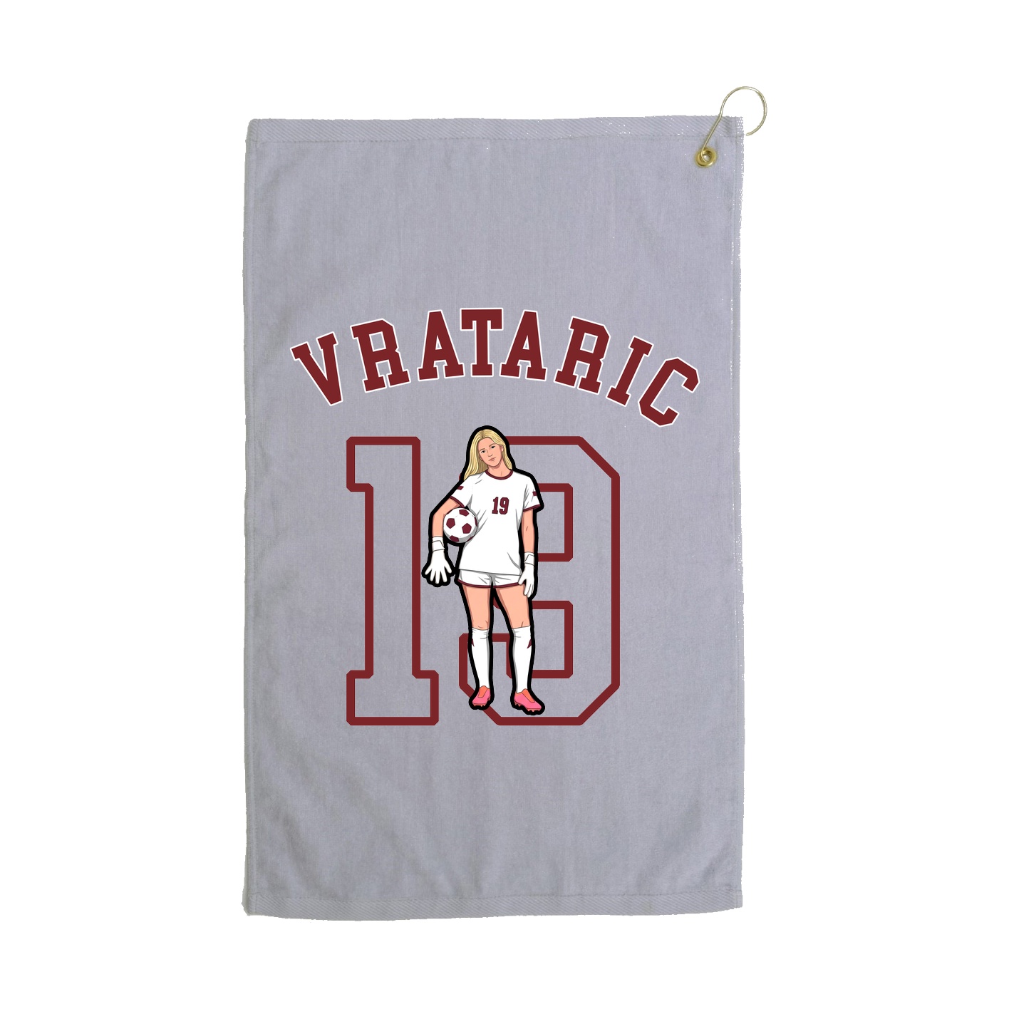 Golf Towel — Shirsey Arch in Grey