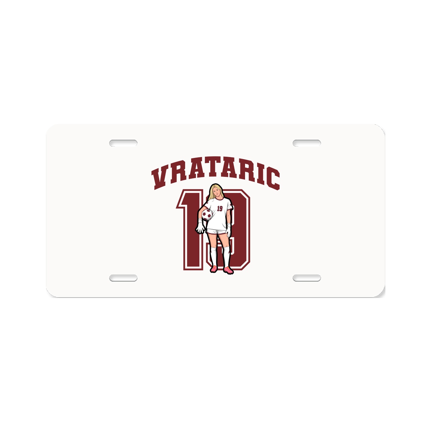 License Plate — Number in Classic