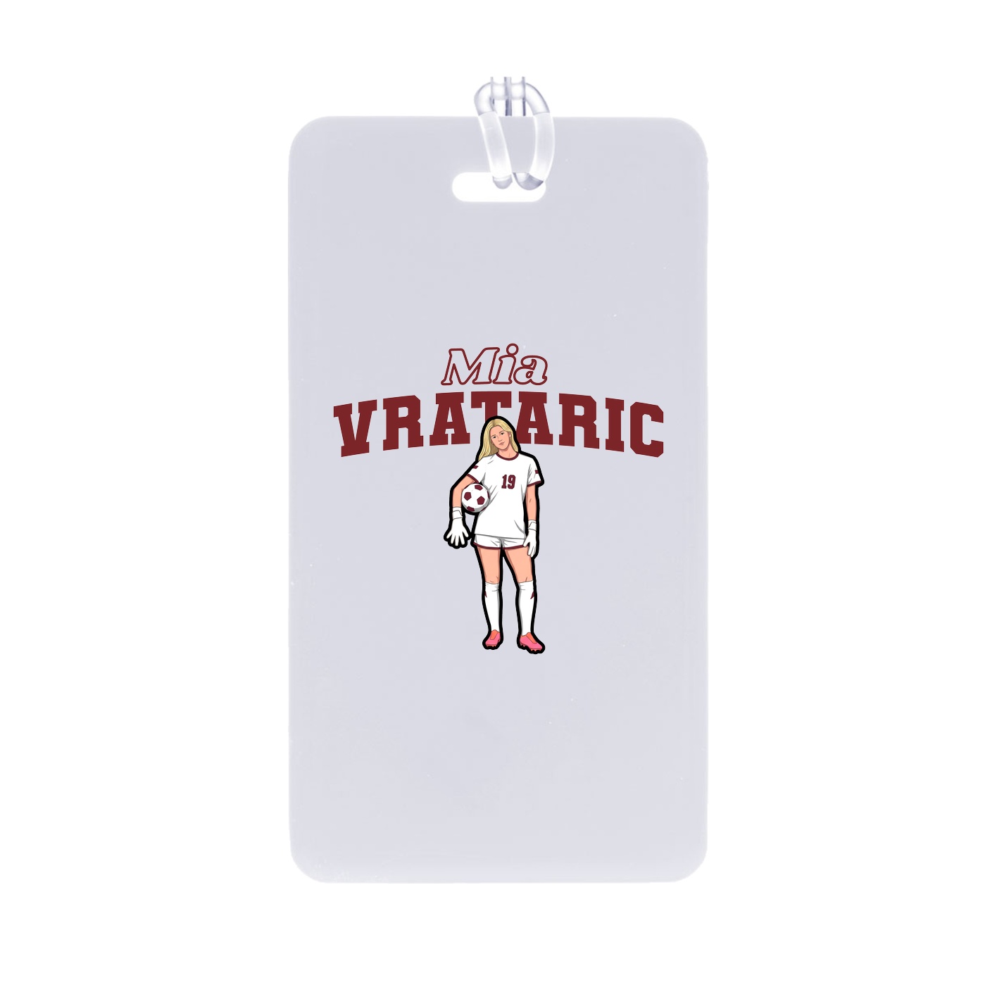 Bag Tag — Name Arch in Classic