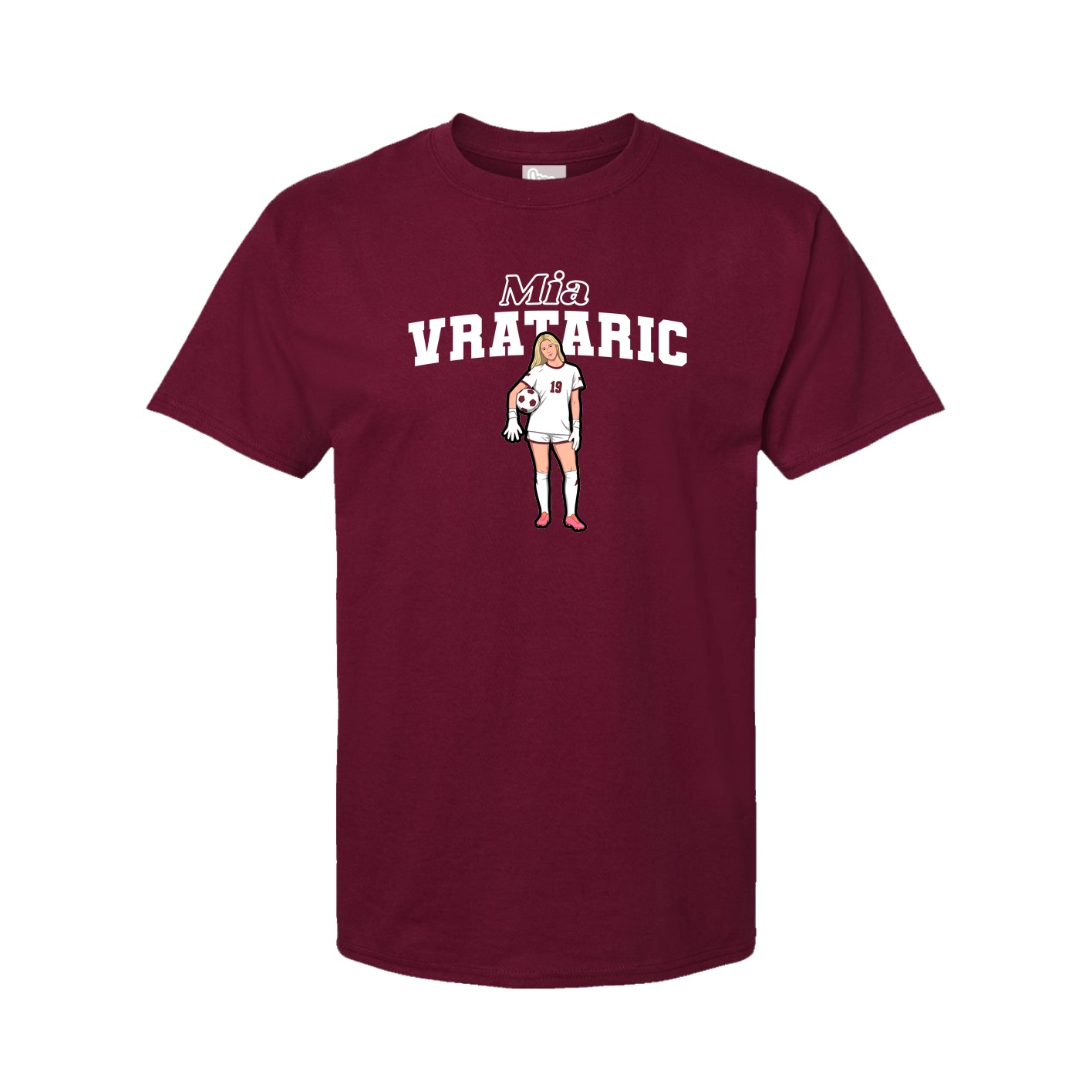 Tee — Name Arch in Cardinal
