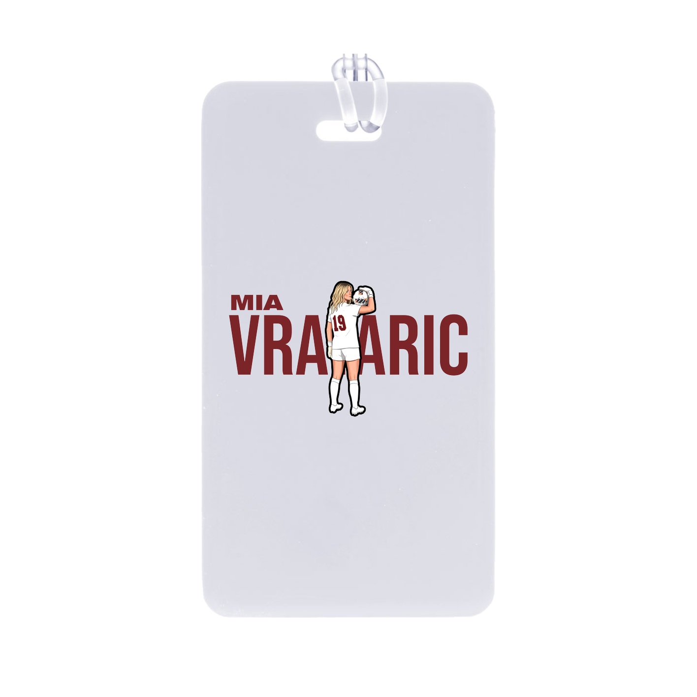 Bag Tag — Player Name in Classic