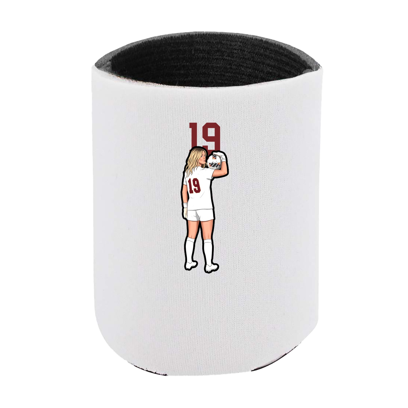 Can Holder — Number Top in White