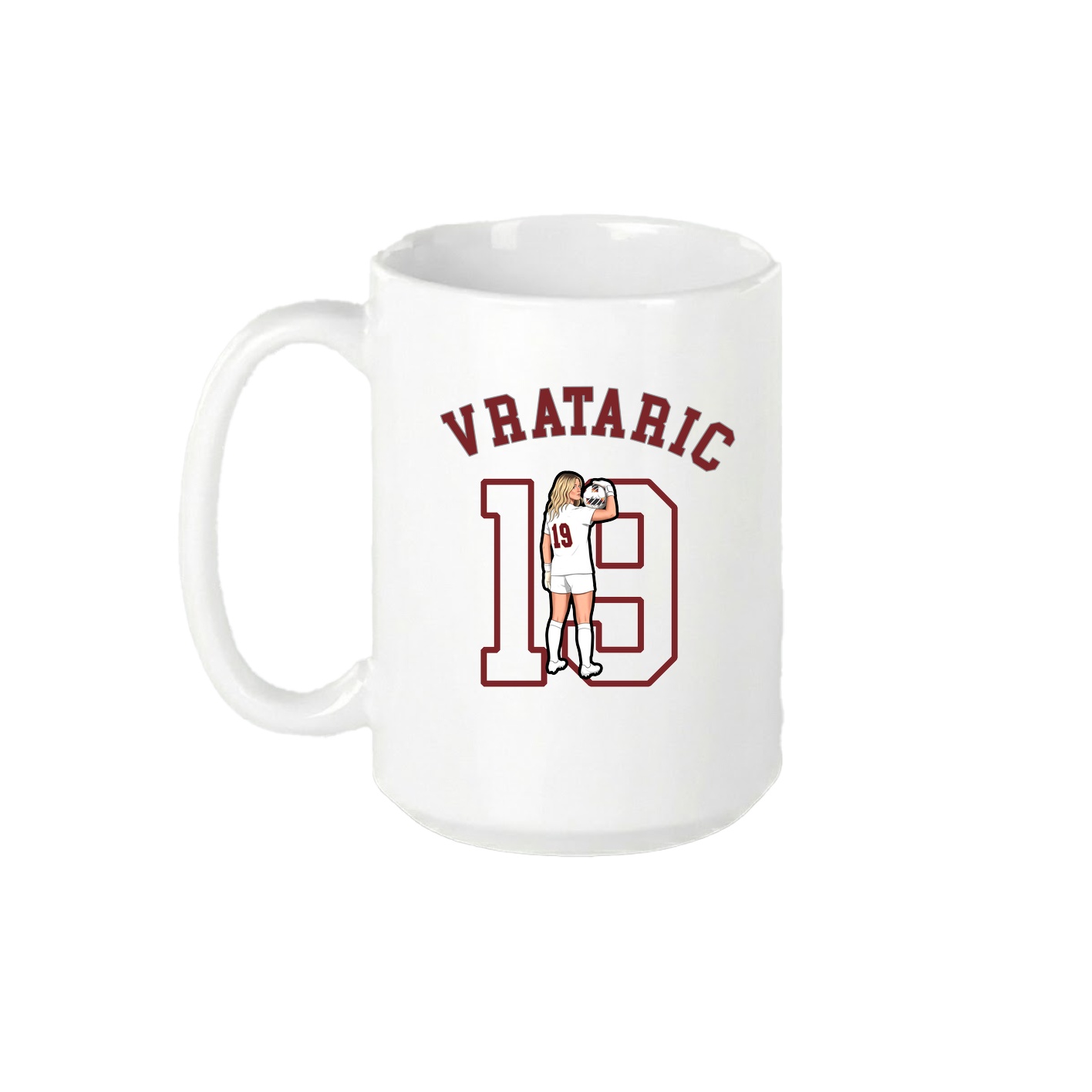 15oz Coffee Mug — Shirsey Arch in White
