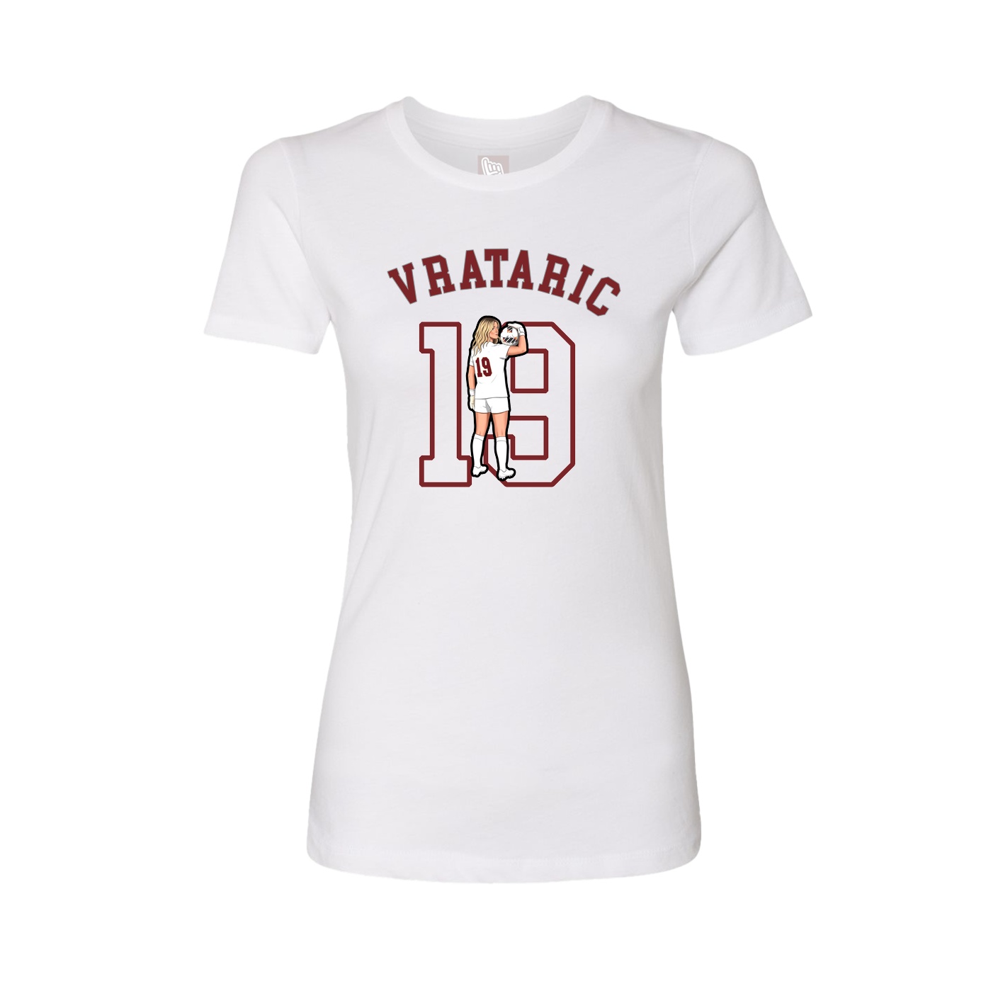 Womens Tee — Shirsey Arch in White