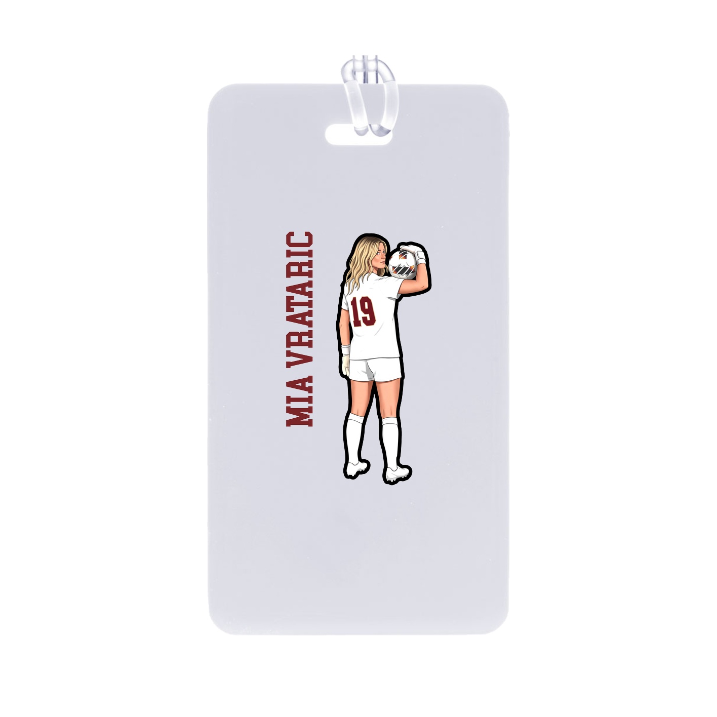 Bag Tag — Name Vertical in Classic