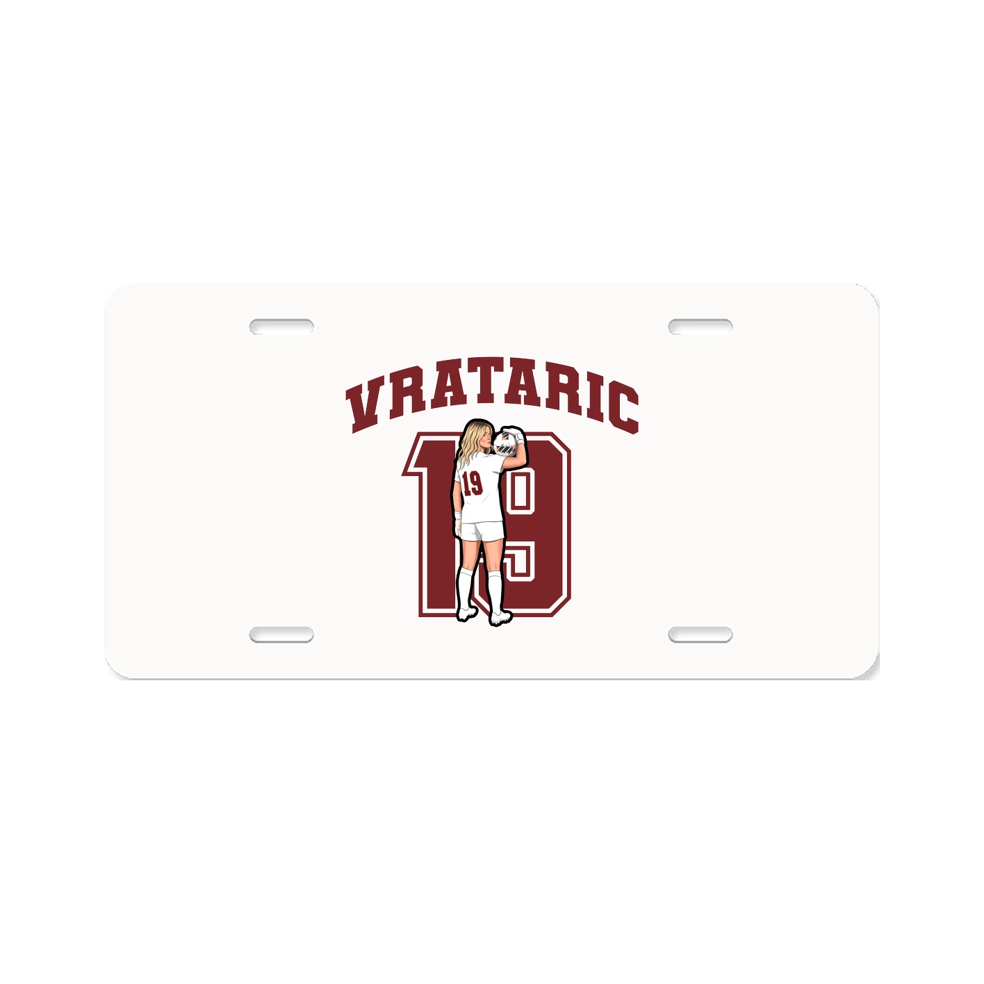 License Plate — Number in Classic