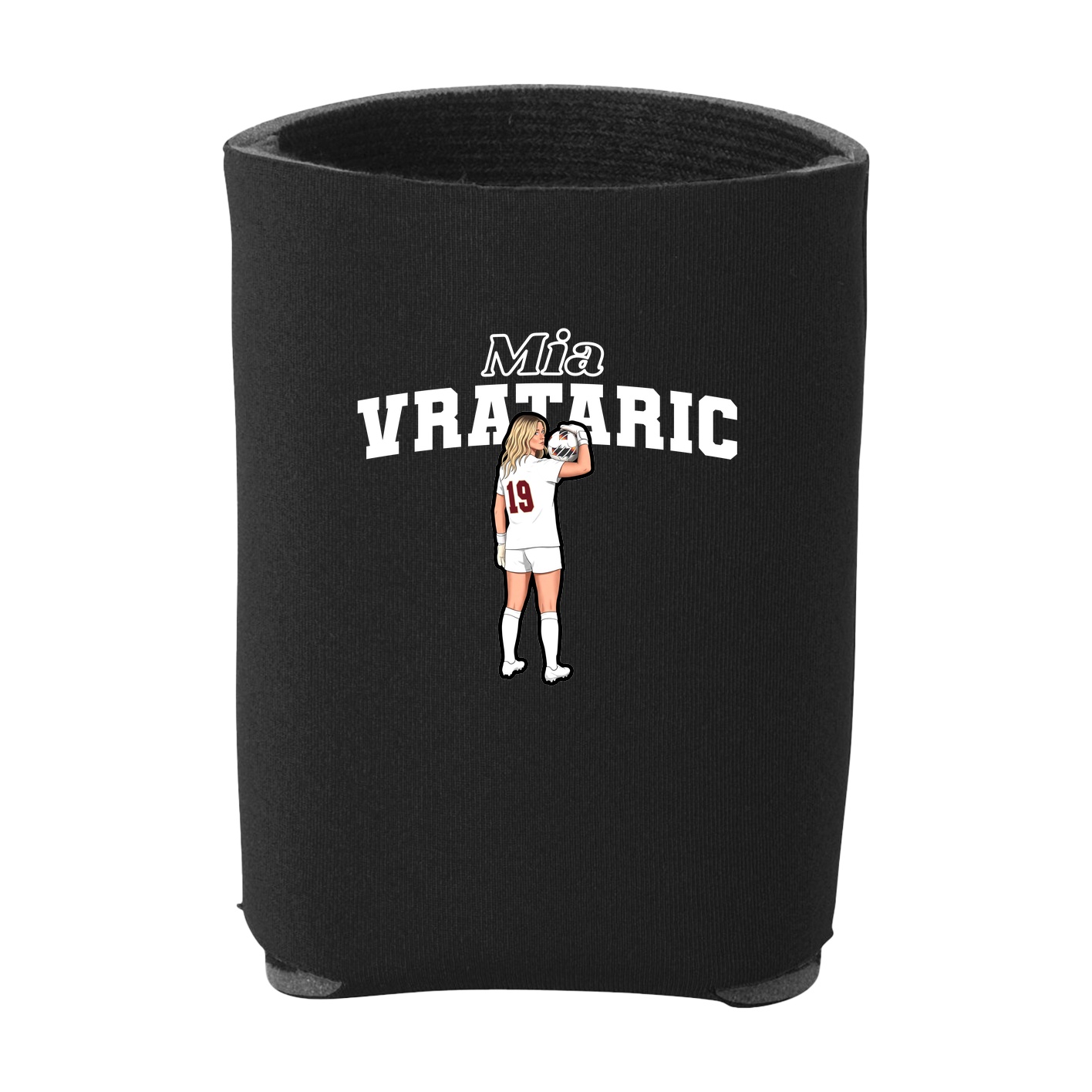 Can Holder — Name Arch in Black