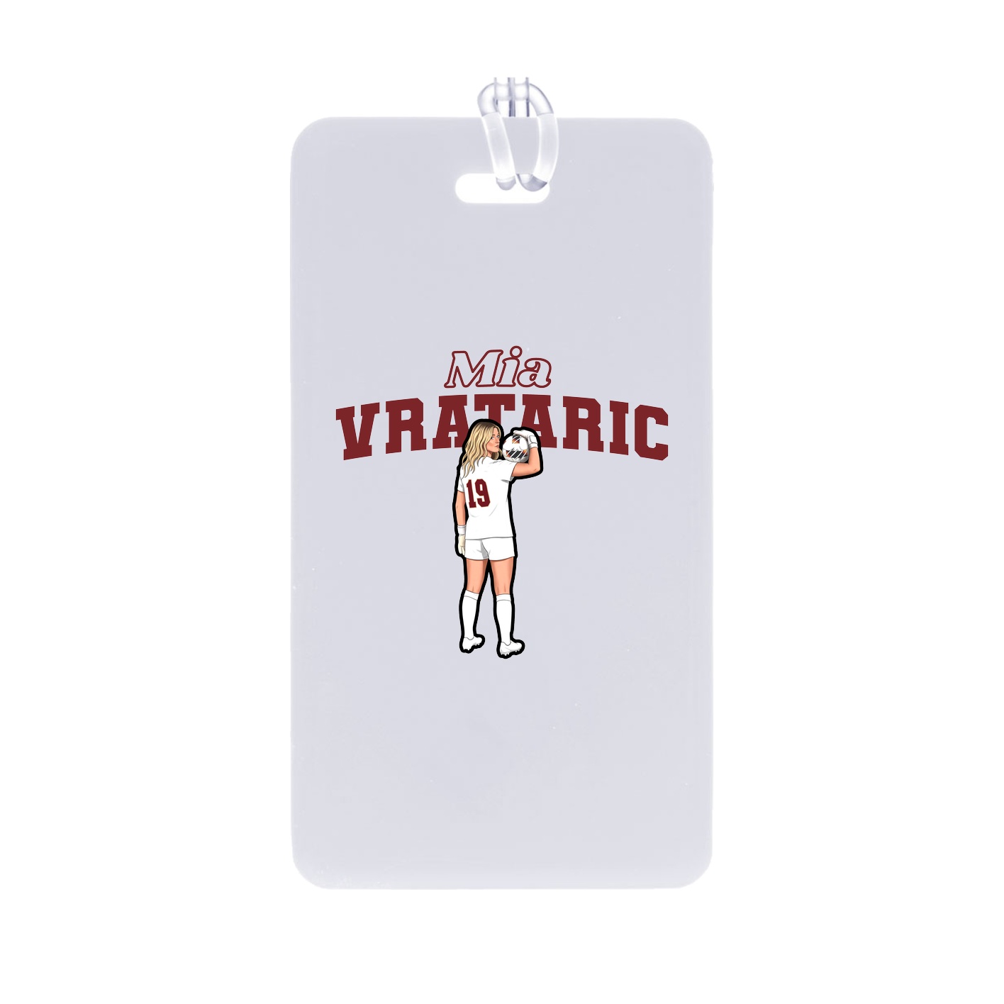 Bag Tag — Name Arch in Classic