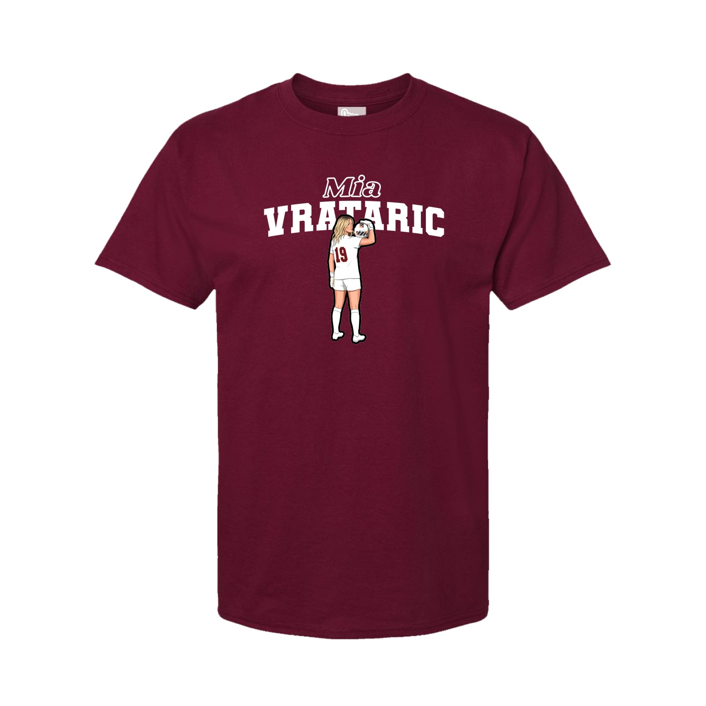 Tee — Name Arch in Cardinal