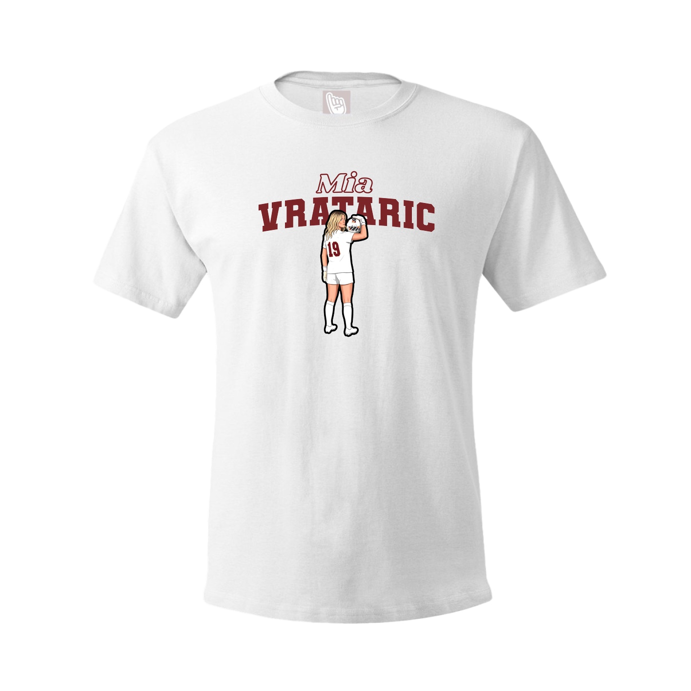 Tee — Name Arch in White