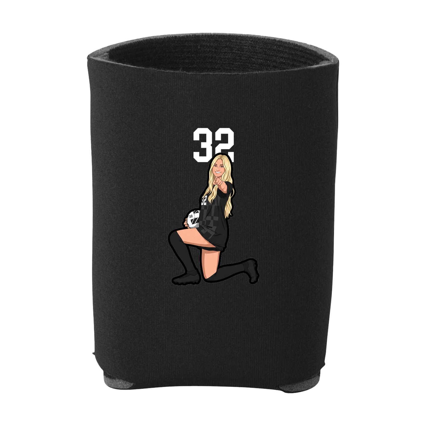 Can Holder — Number Top in Black