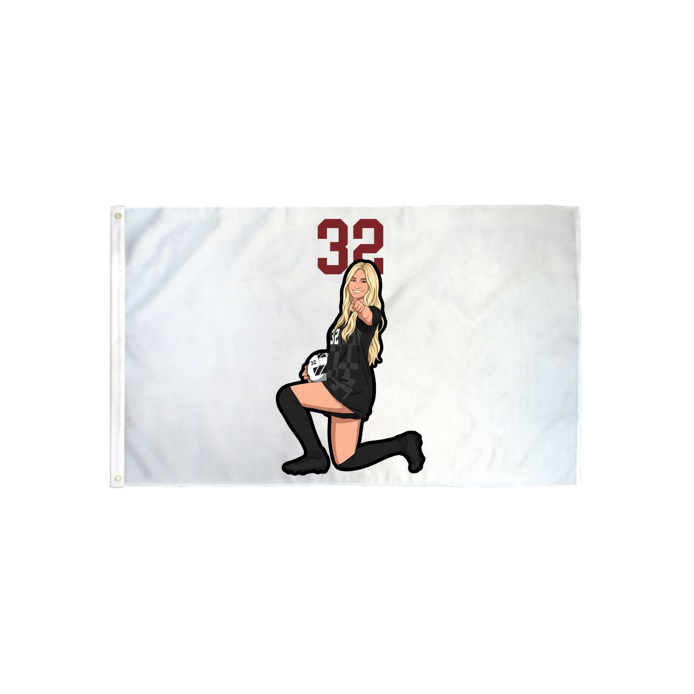 3x5 Flag — Number Top in Classic