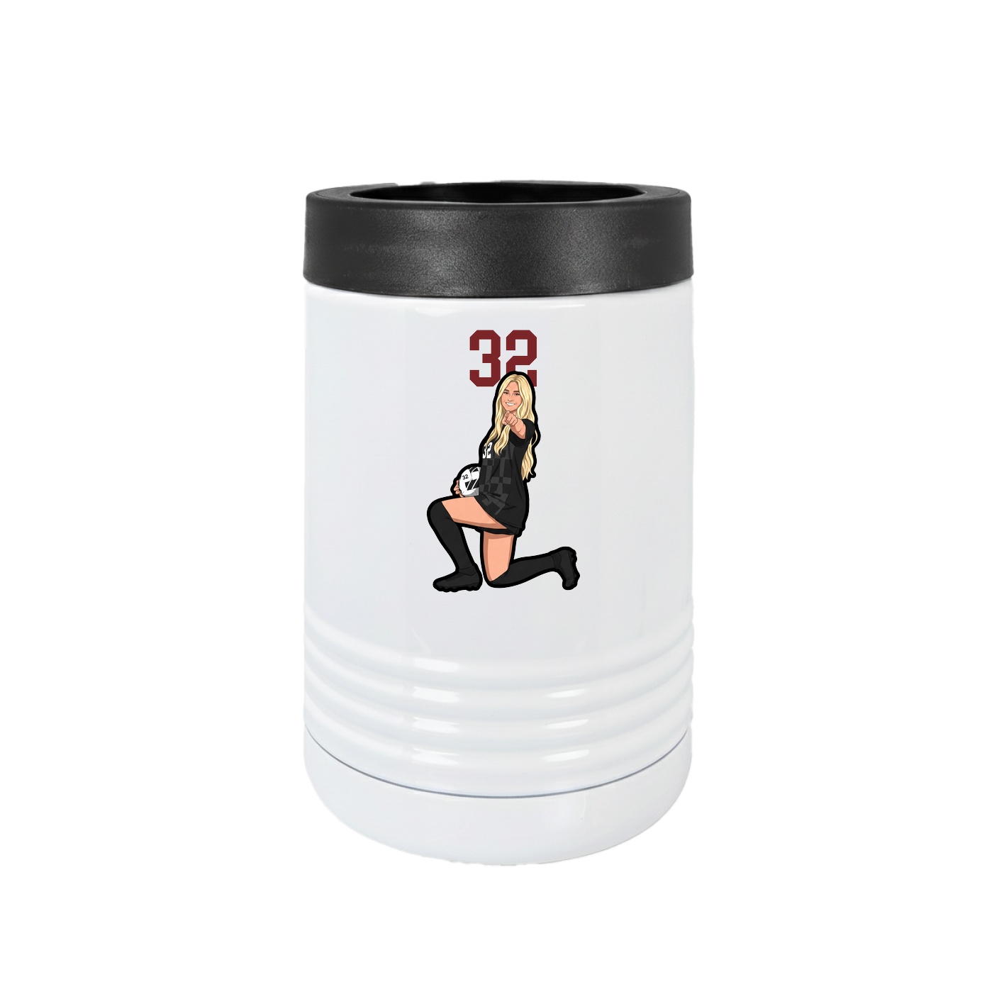Beverage Holder — Number Top in White