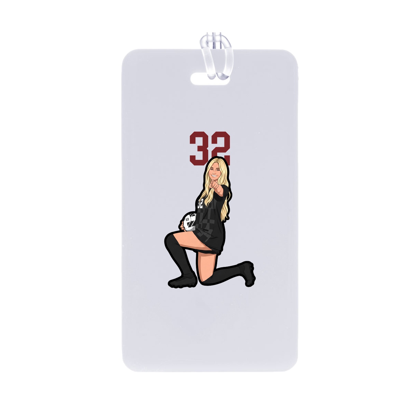 Bag Tag — Number Top in Classic