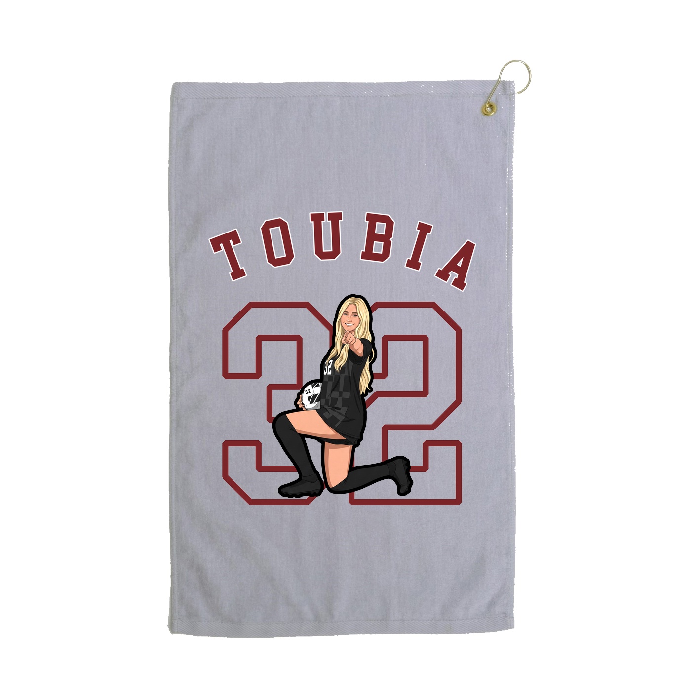 Golf Towel — Shirsey Arch in Grey
