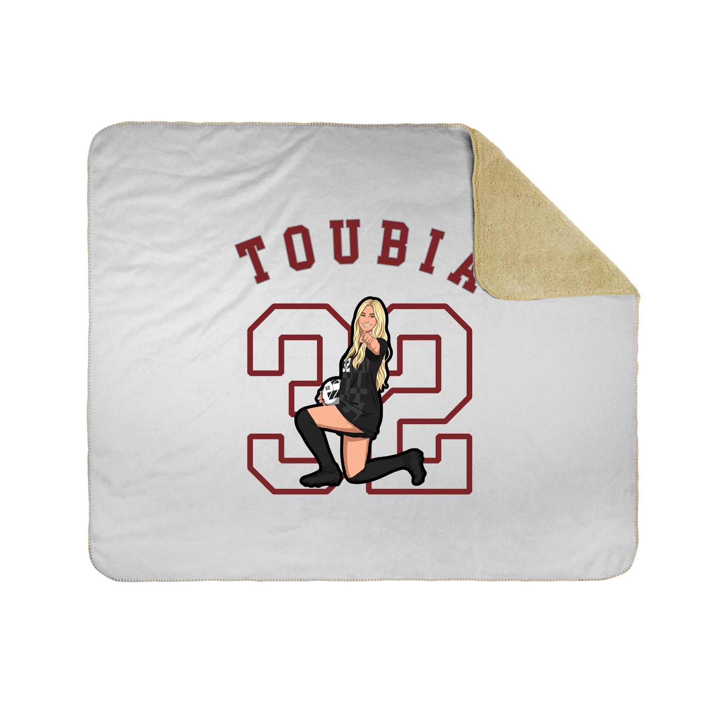 Throw Blanket — Shirsey Arch in White