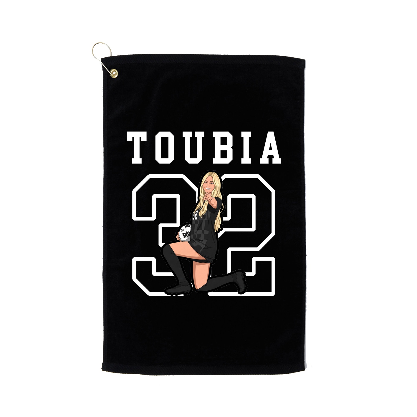 Golf Towel — Shirsey in Black