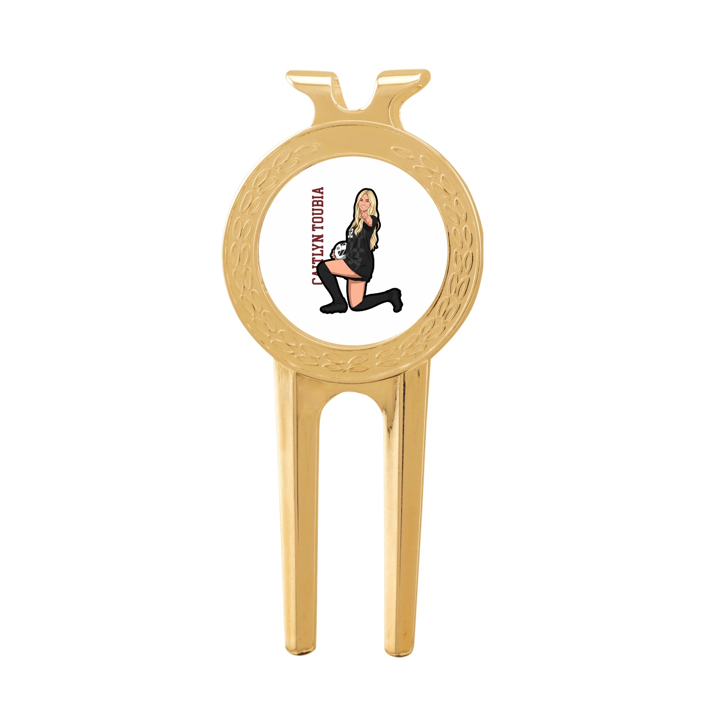 Divot Tool with Ball Marker — Name Vertical in Classic