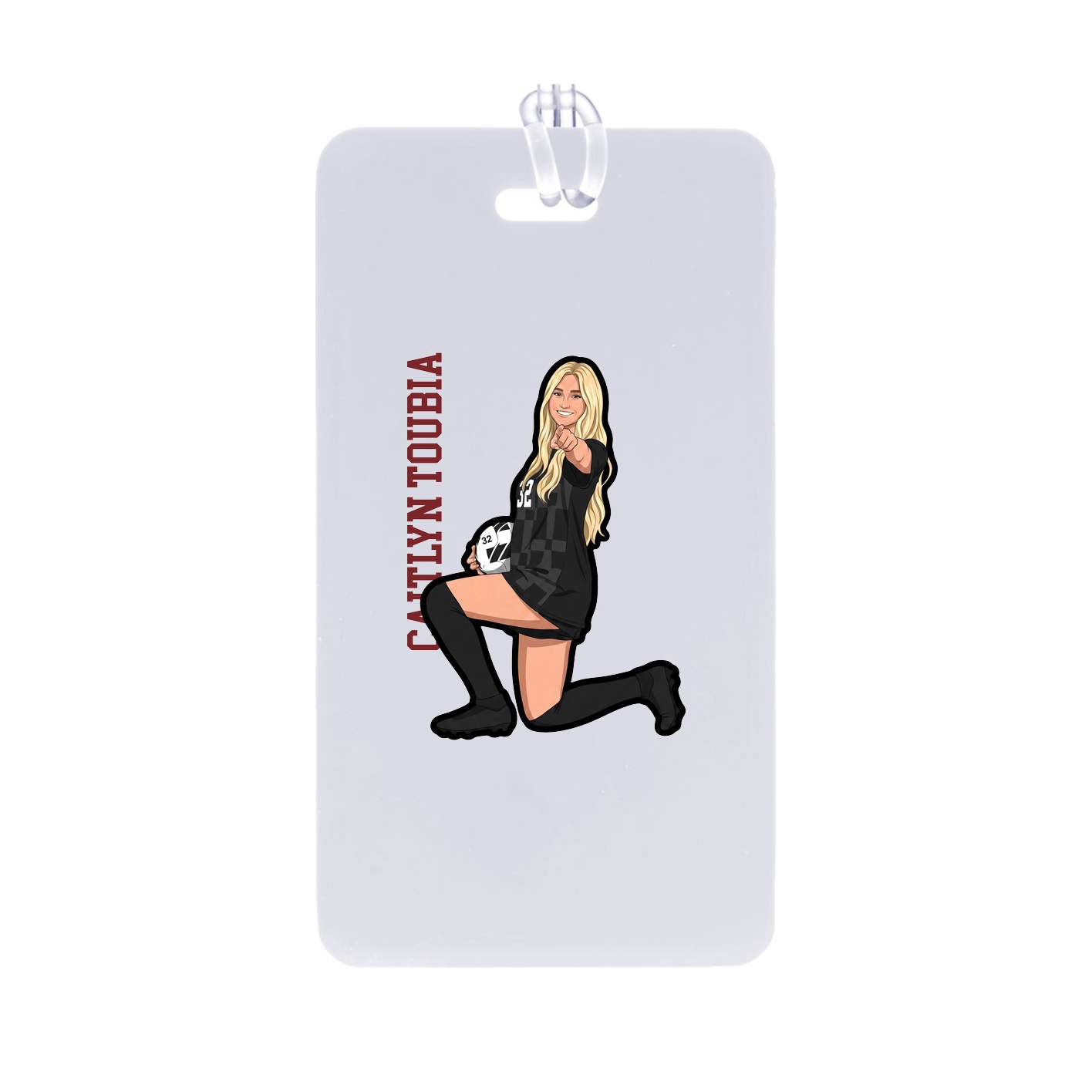 Bag Tag — Name Vertical in Classic