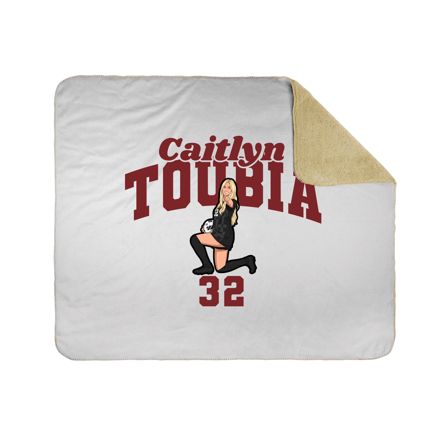 Throw Blanket — Signature Arch in White
