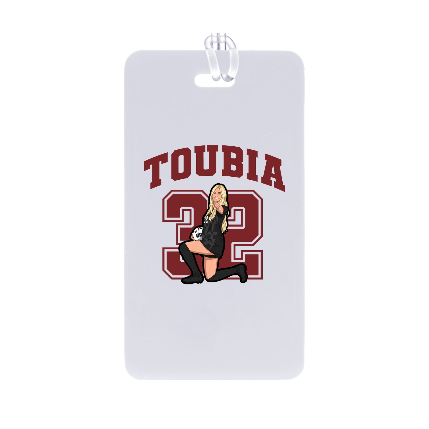 Bag Tag — Number in Classic