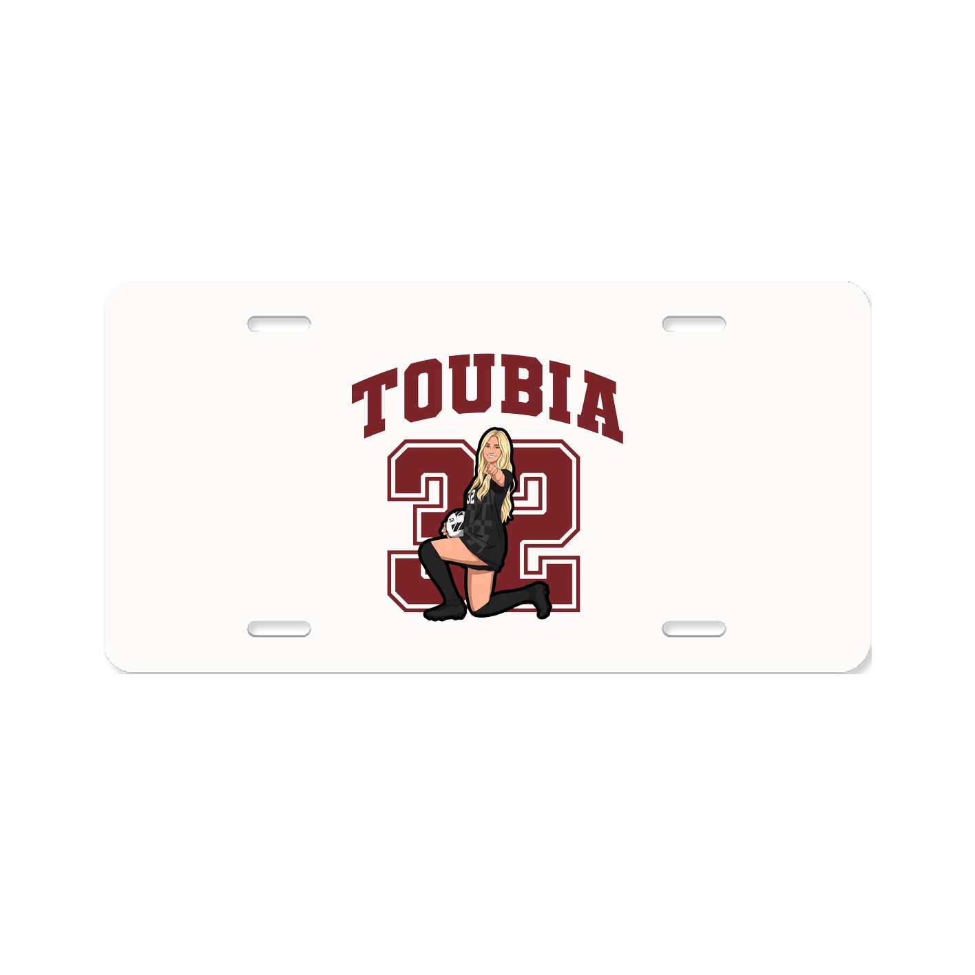 License Plate — Number in Classic