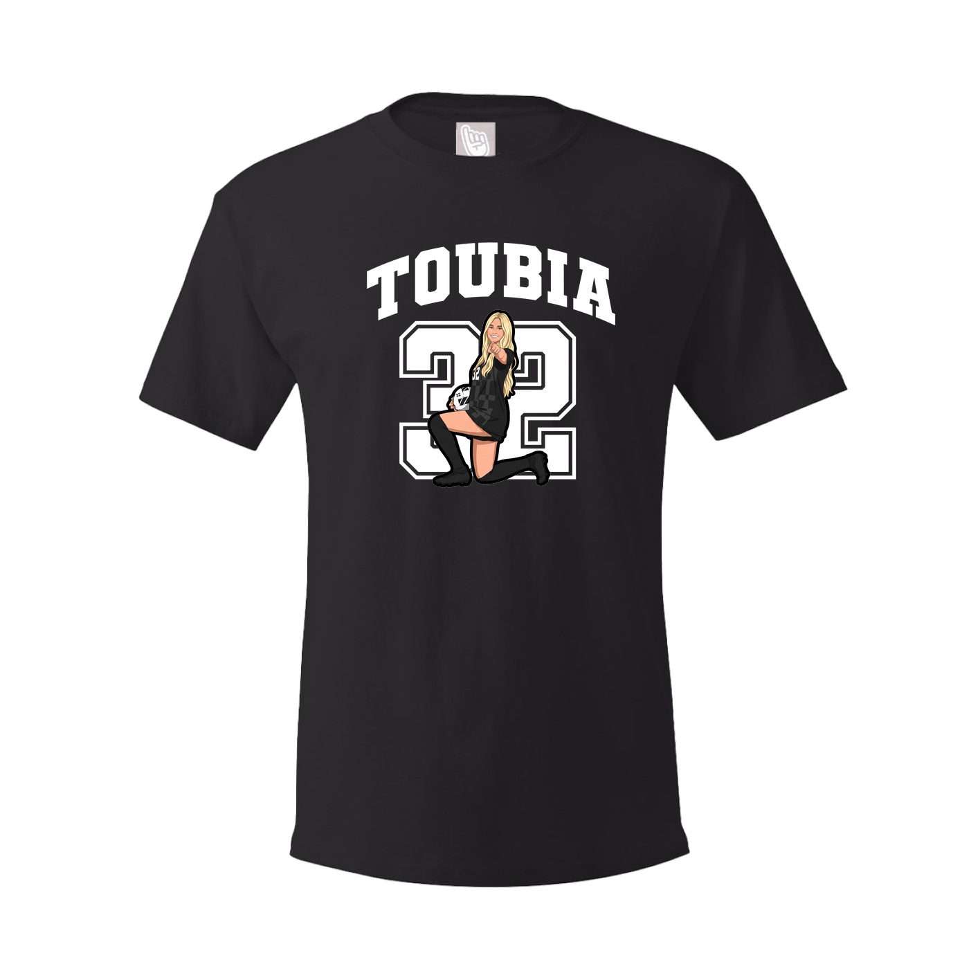 Youth Tee — Number in Black