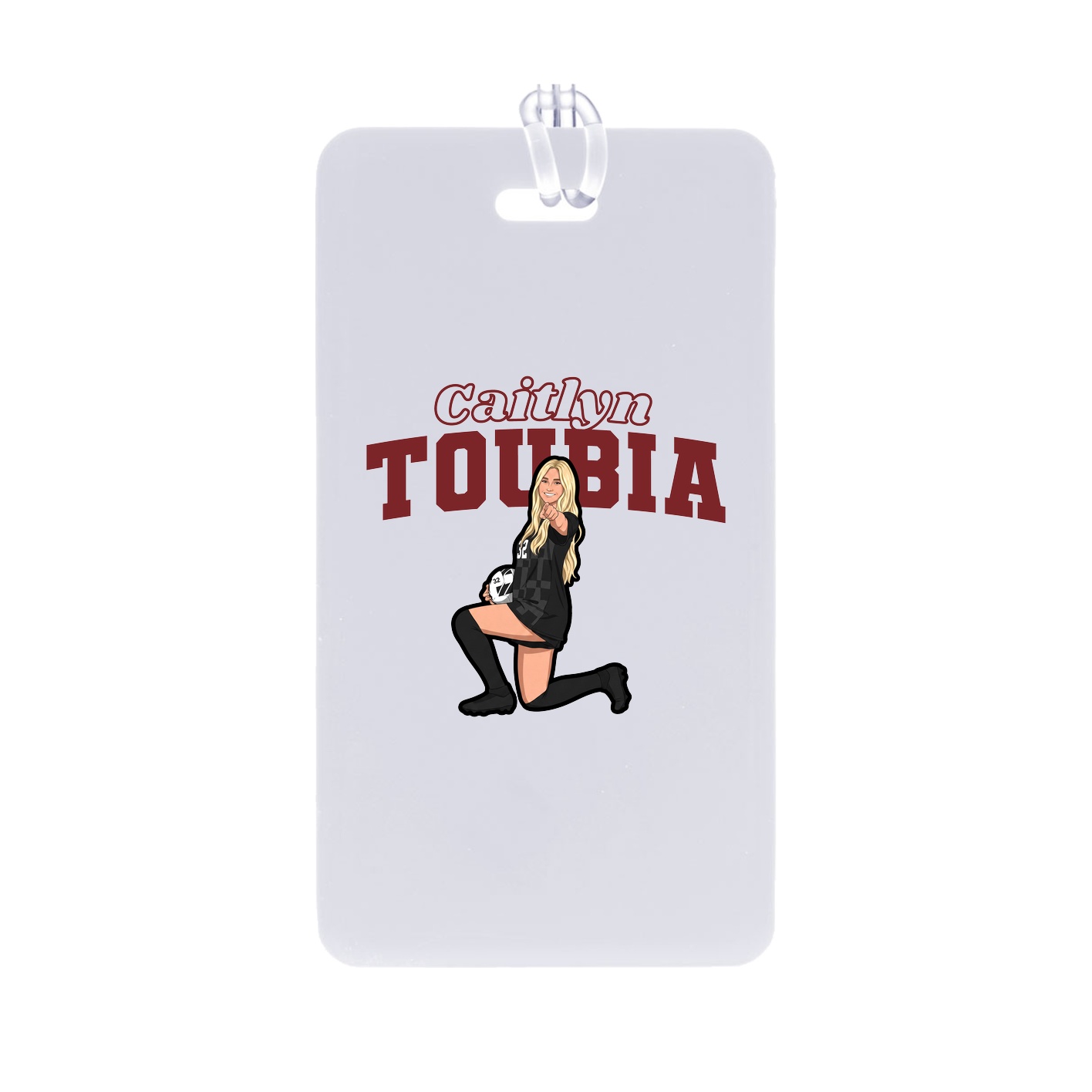 Bag Tag — Name Arch in Classic